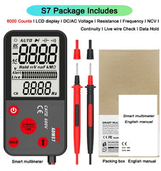 Intelligent Large Screen Fully Automatic Ultra-thin Digital Multimeter