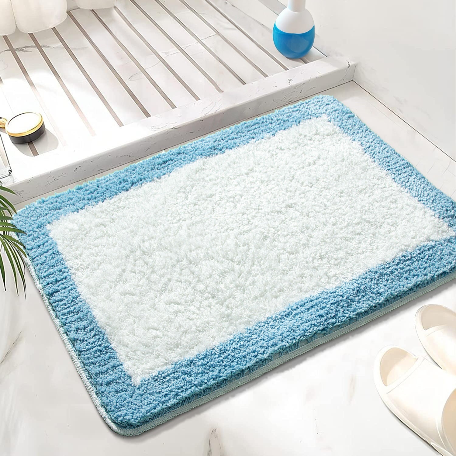 Tufted Carpet Home Bathroom Absorbent Non-slip Foot Mat