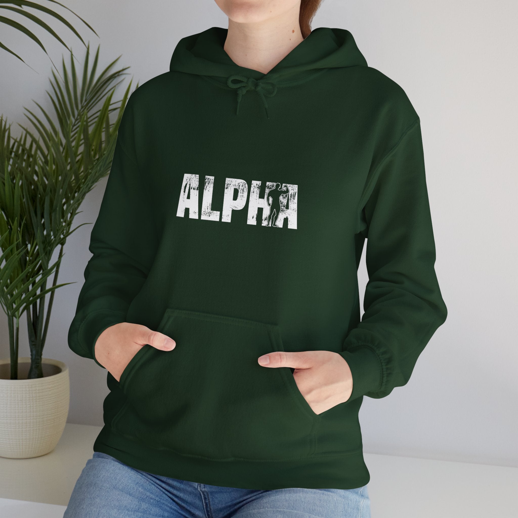 "Alpha Gym"  Unisex Heavy Blend™ Hooded Sweatshirt