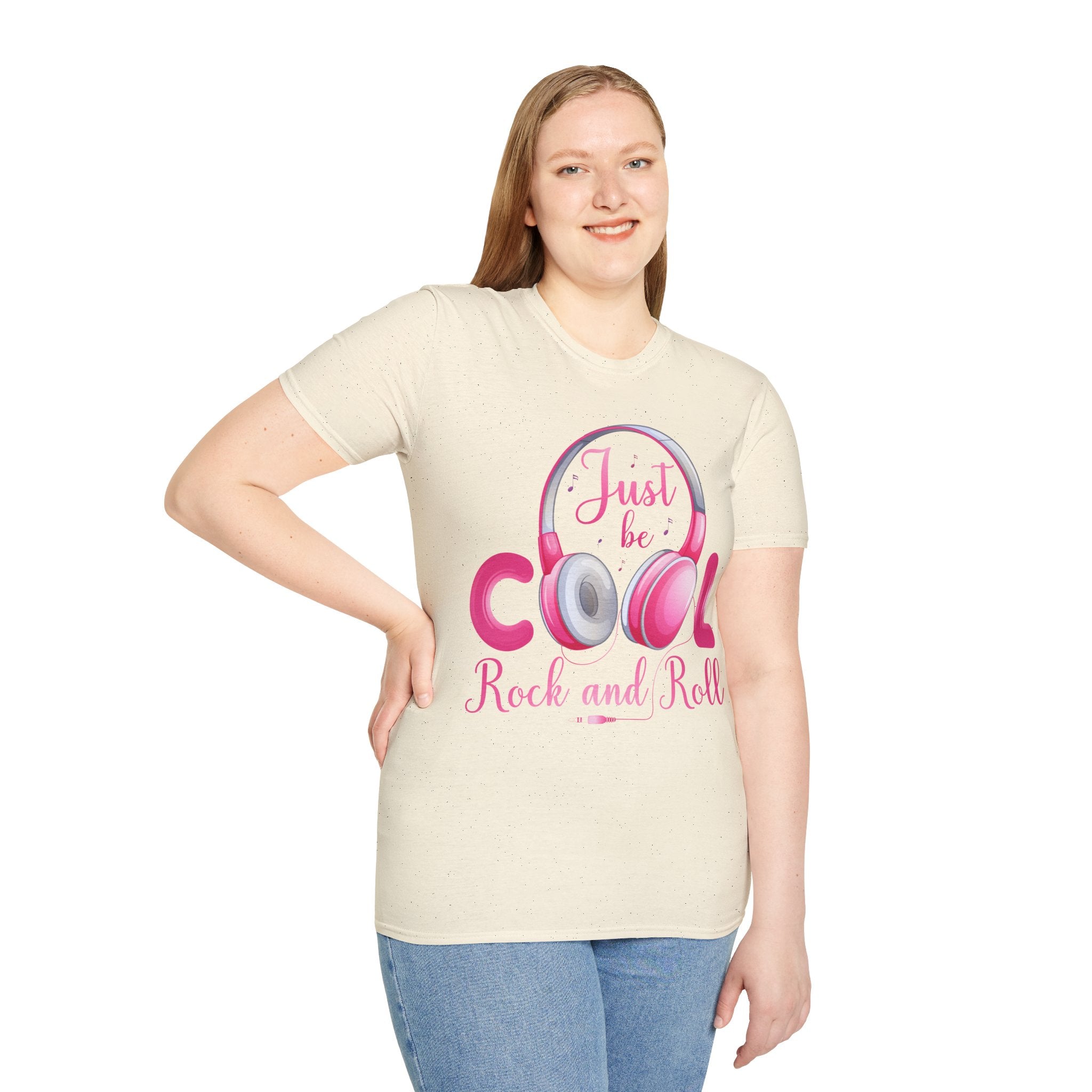 "Just Be Cool And Rock" Unisex Soft style T-Shirt