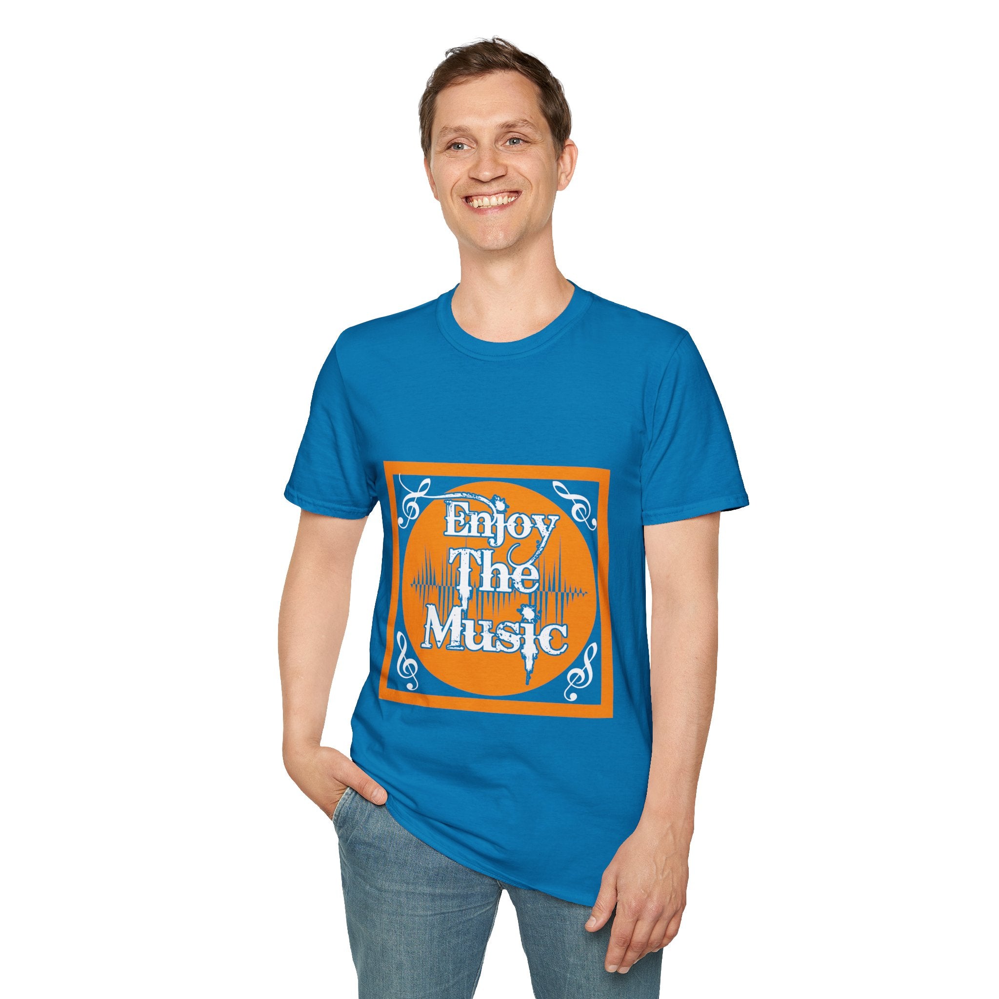 "Enjoy The Music" Unisex Soft style T-Shirt