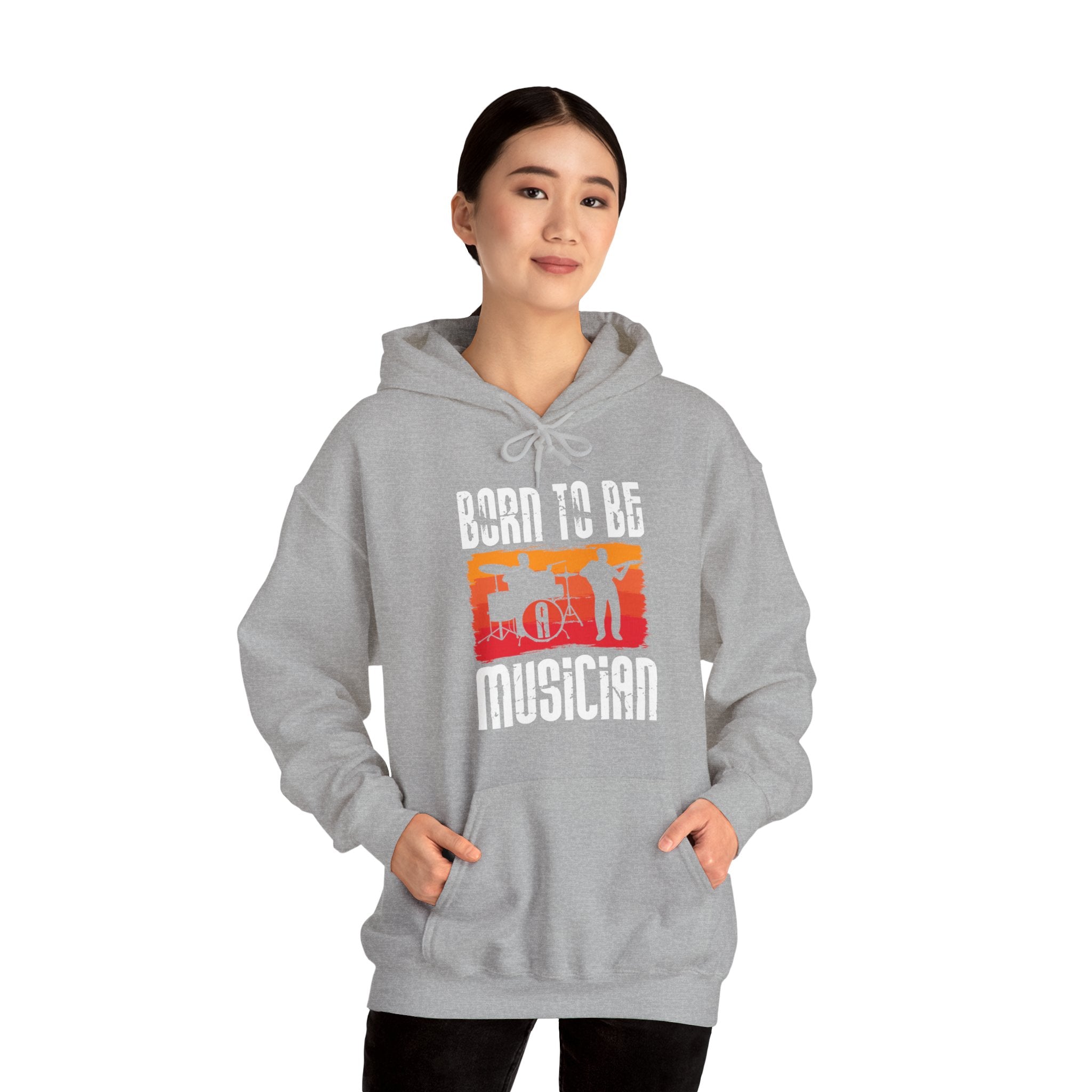 "Born To Be Musician"  Unisex Heavy Blend™ Hooded Sweatshirt