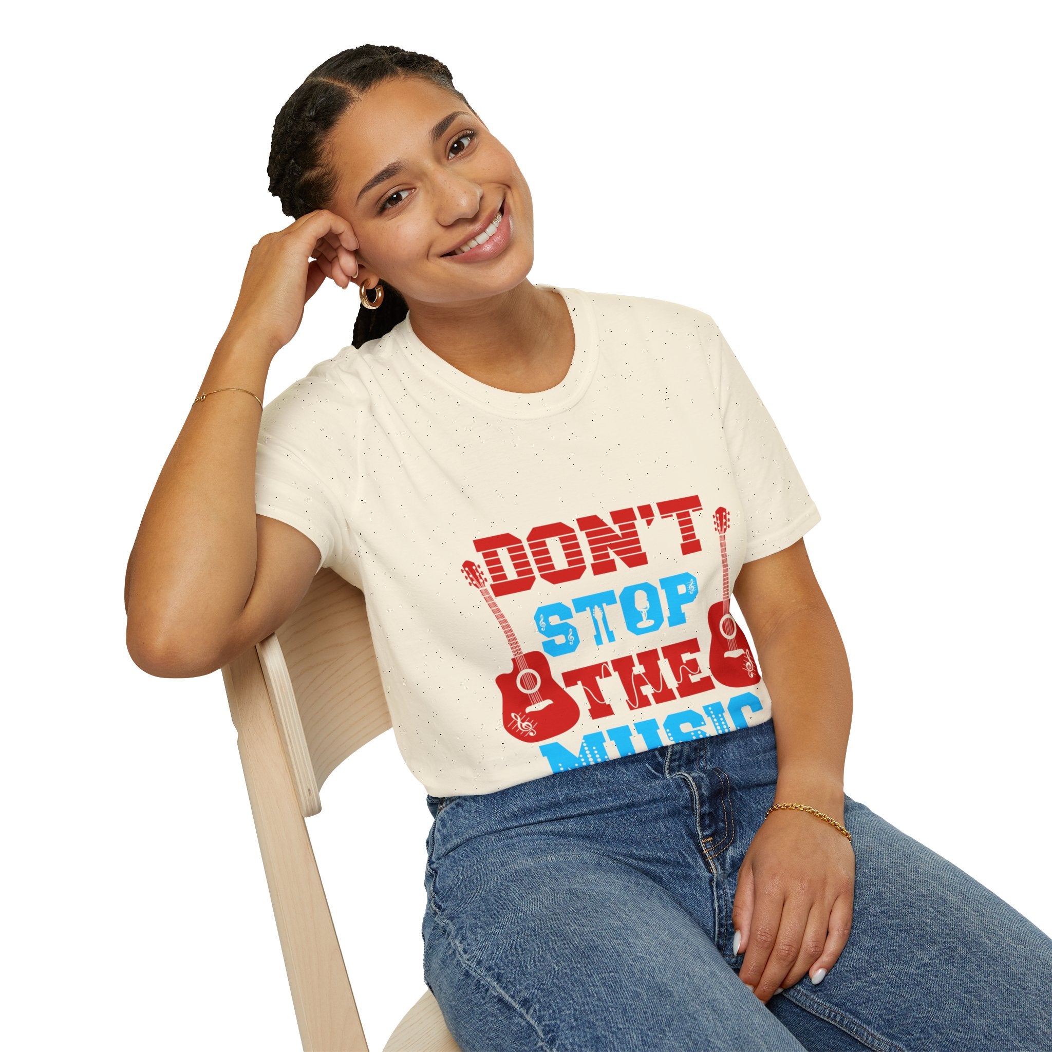 "Don't Stop The Music" Unisex Soft style T-Shirt