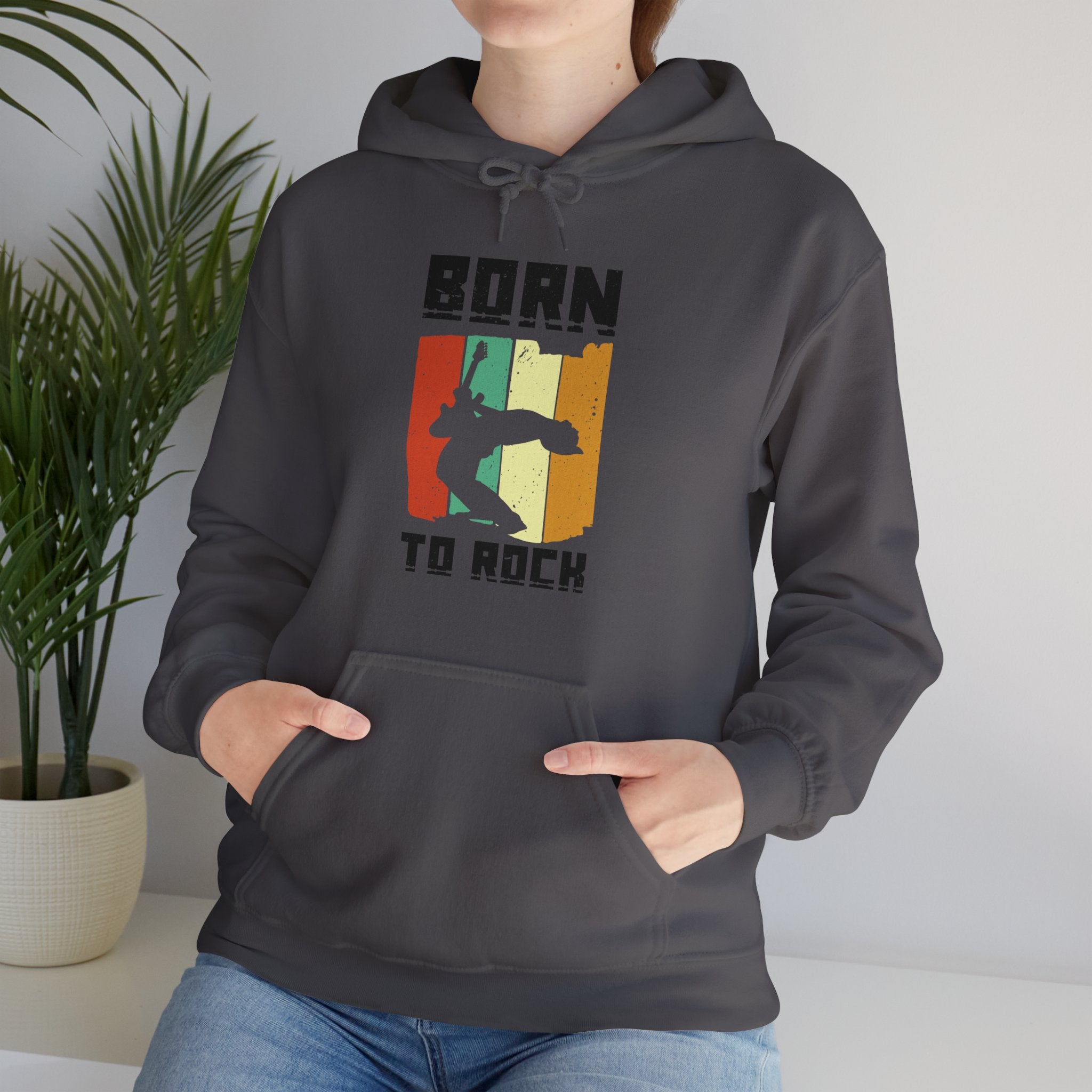 "Born To Rock"  Unisex Heavy Blend™ Hooded Sweatshirt