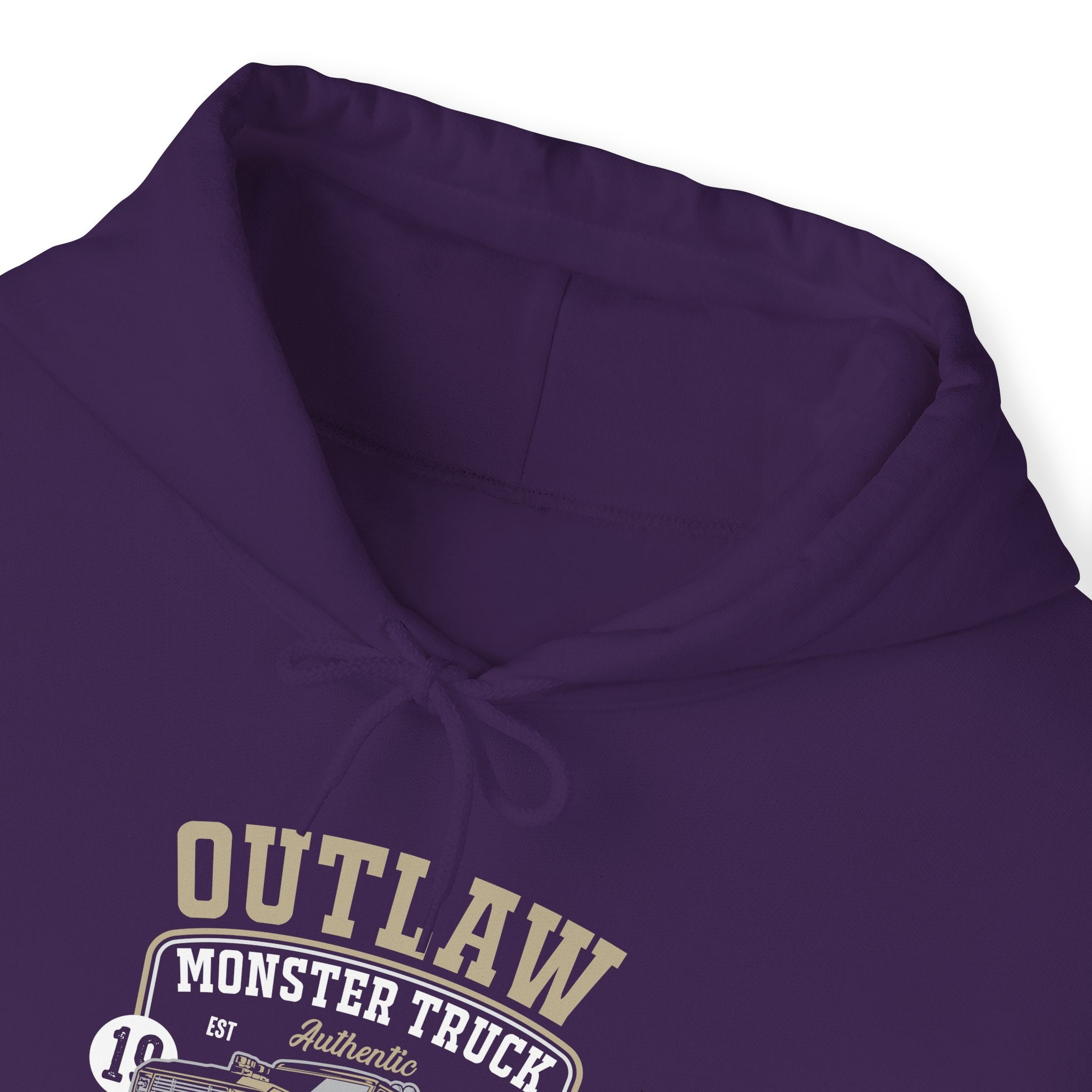 "OUTLAW MONSTER TRUCK THAT'S HOW I ROLL" Unisex Heavy Blend™ Hooded Sweatshirt