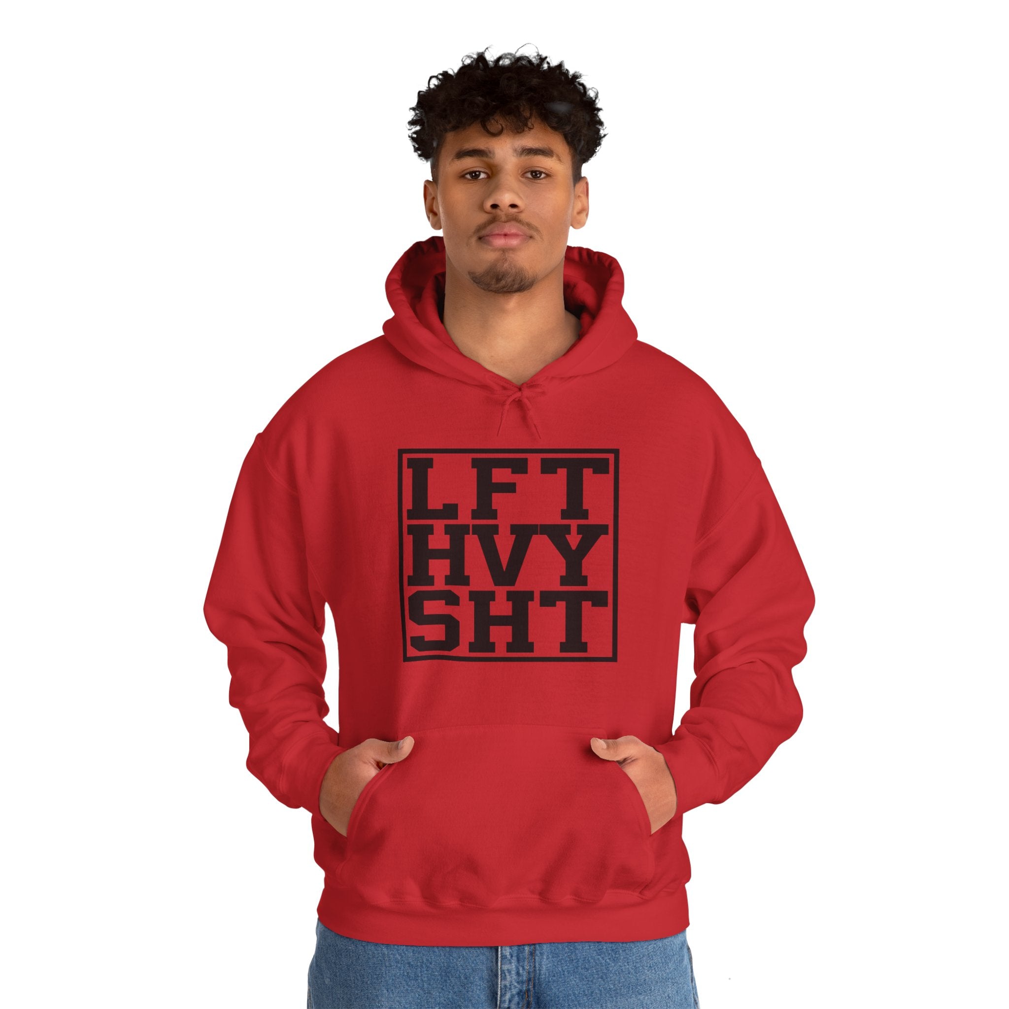 "Lift Heavy Shit" Unisex Heavy Blend™ Hooded Sweatshirt