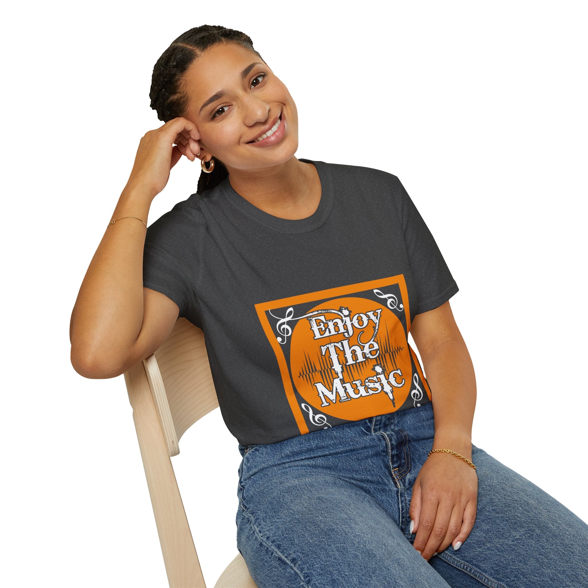 "Enjoy The Music" Unisex Soft style T-Shirt