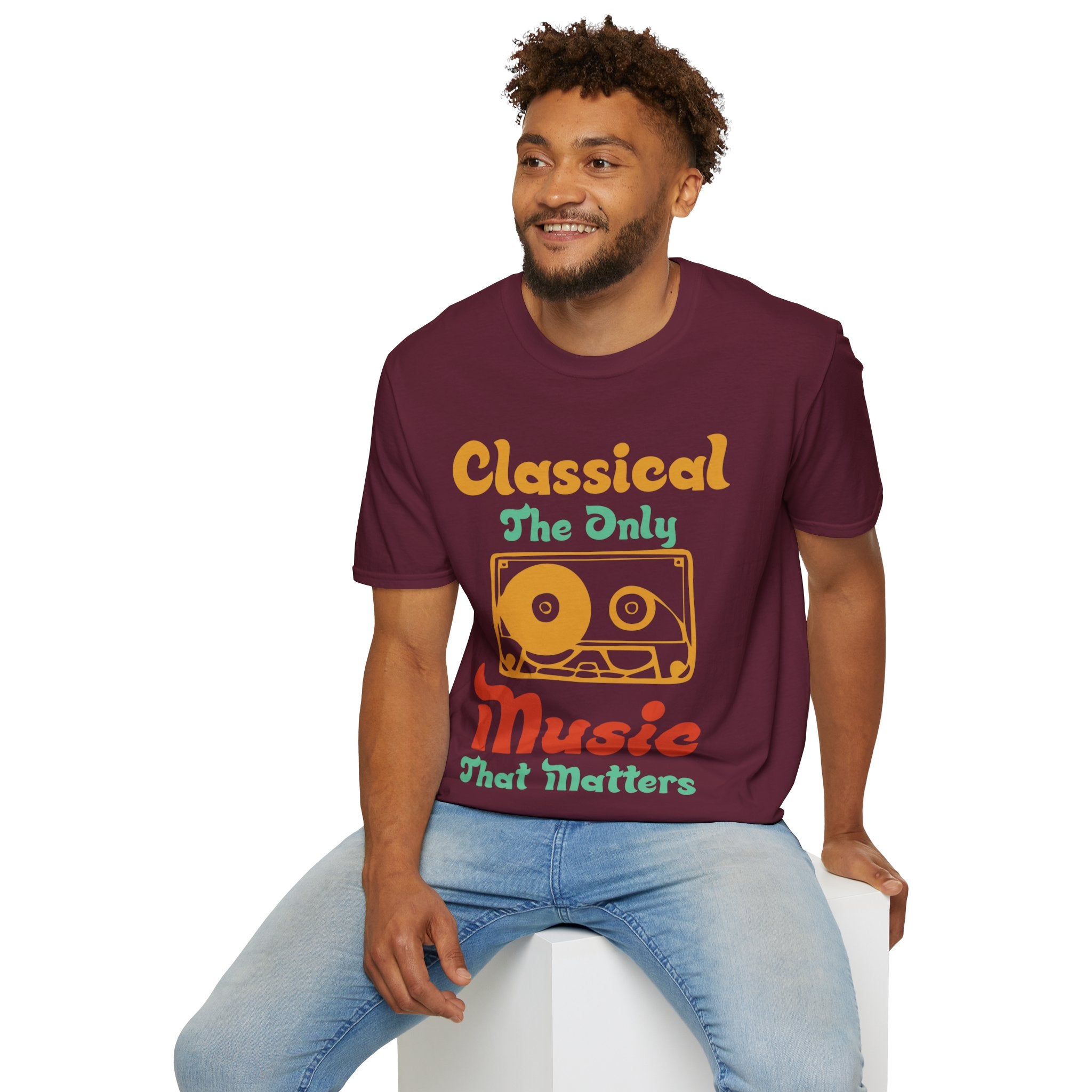 "Classical The Only Music That Matters" Unisex Soft style T-Shirt