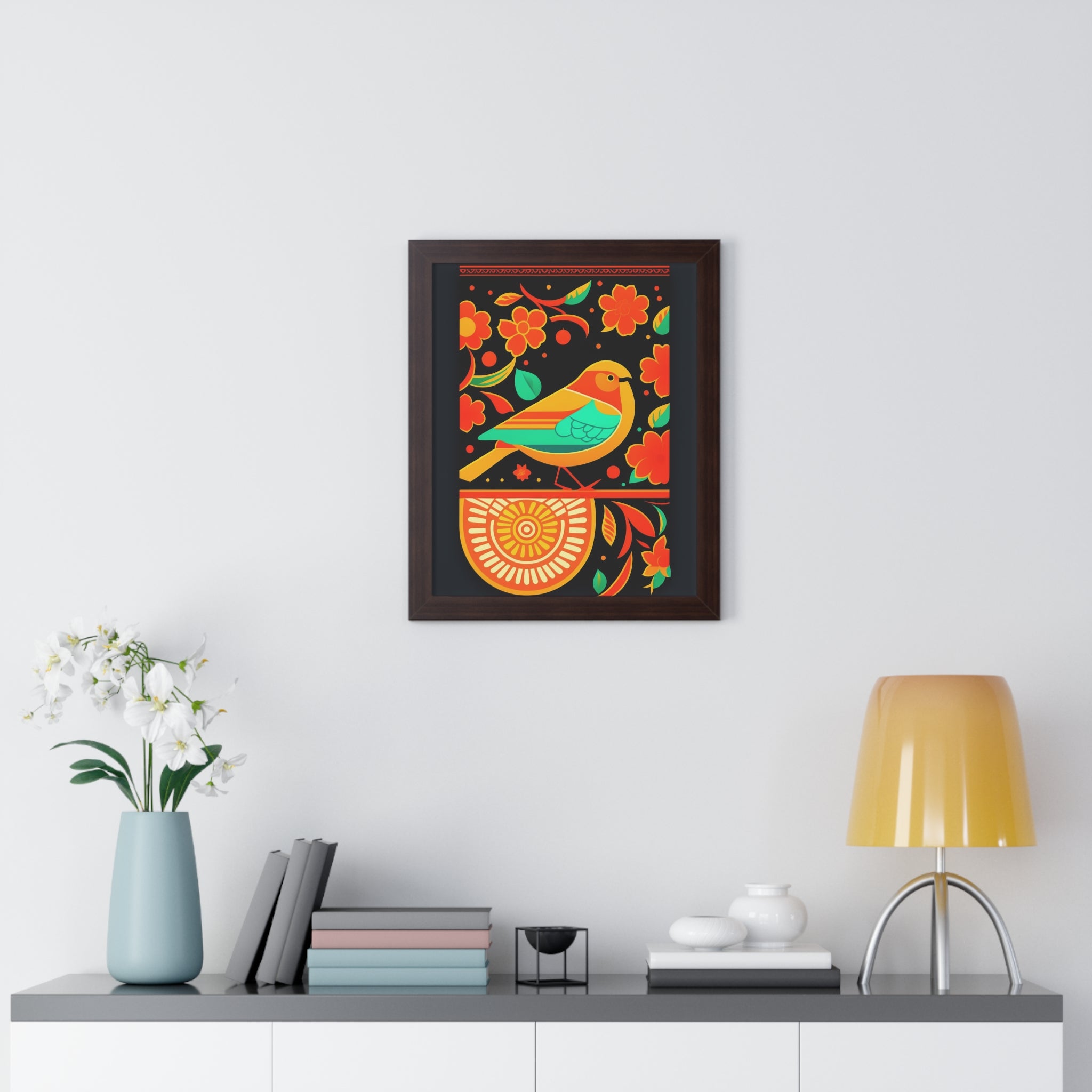 "BOHO" Framed Vertical Poster