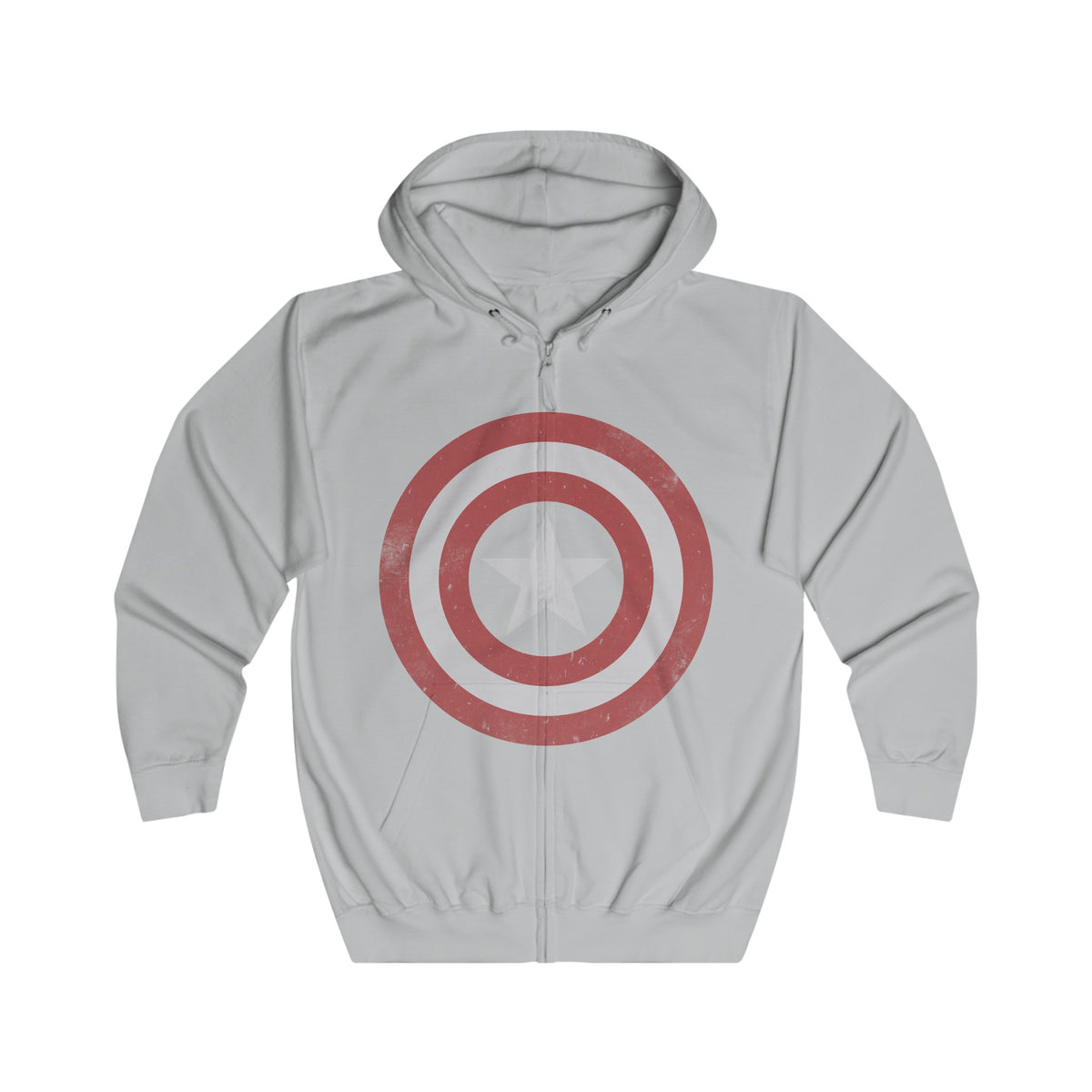 Captain America Unisex Full Zip Hoodie