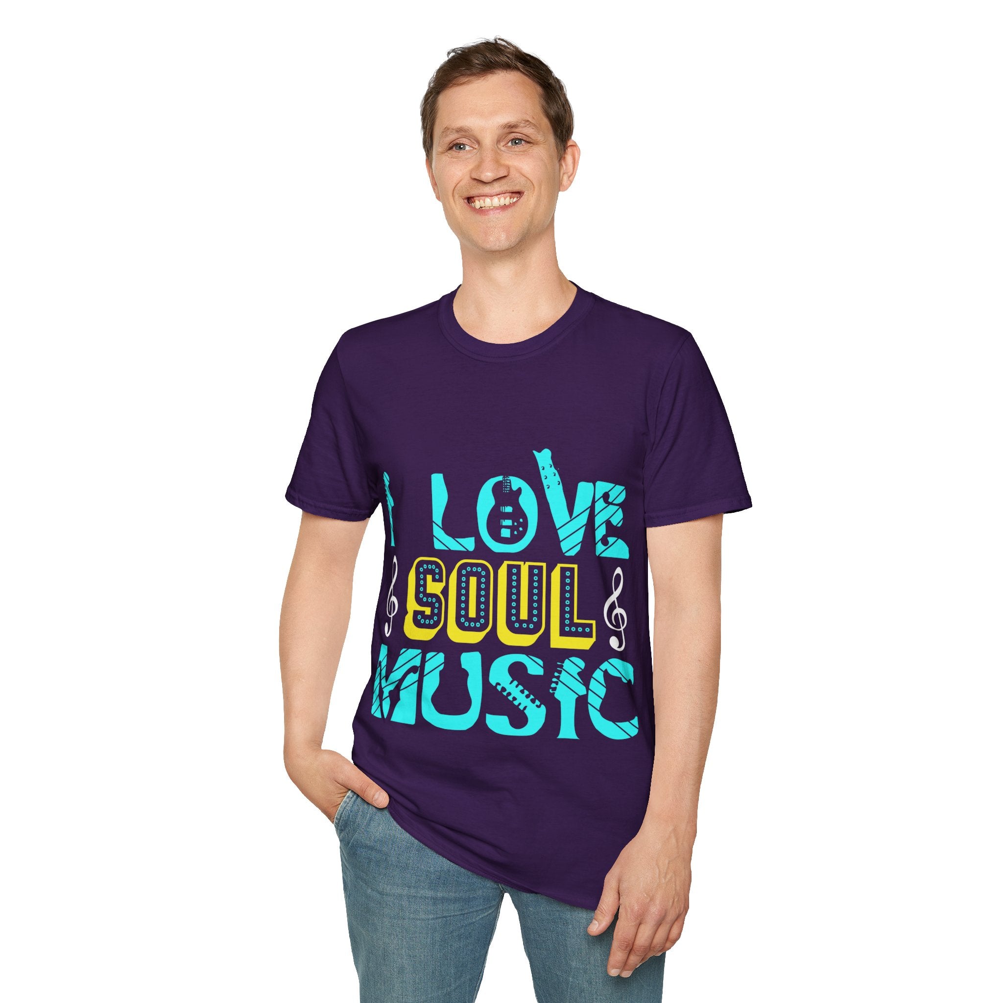 "I Love Soul Music" Unisex Soft style T-Shirt