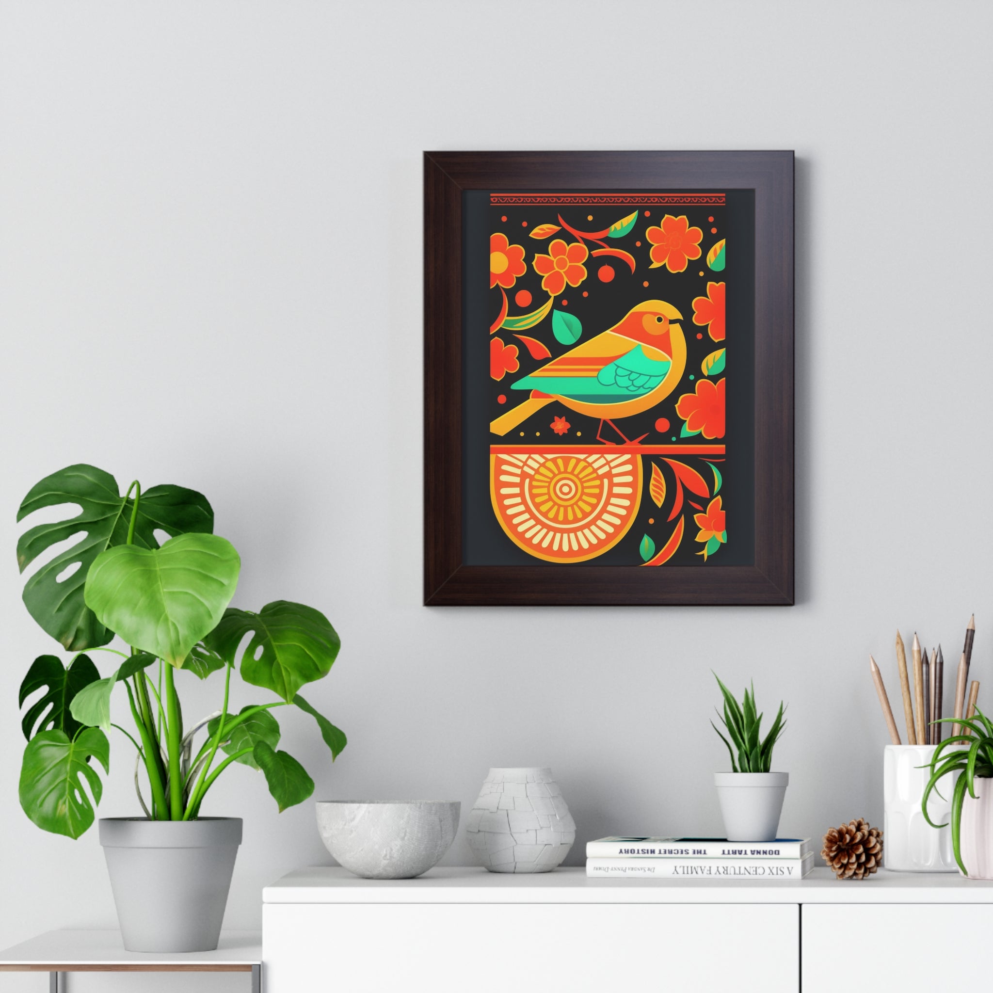 "BOHO" Framed Vertical Poster