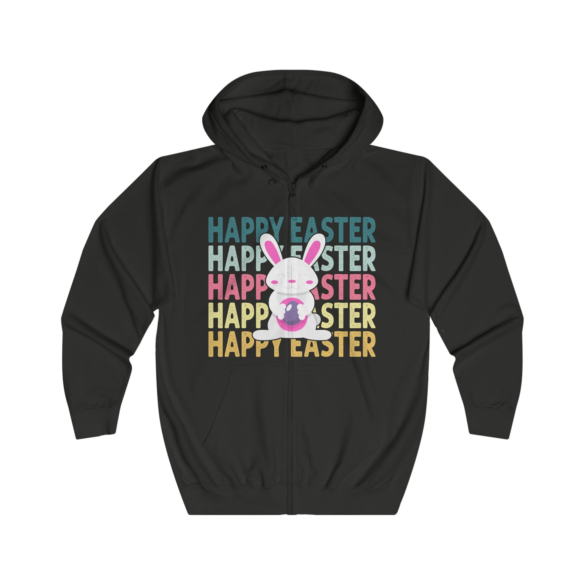 Happy Easter Unisex Full Zip Hoodie