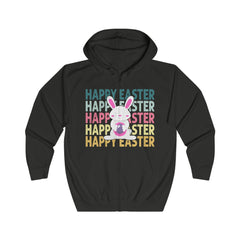 Happy Easter Unisex Full Zip Hoodie