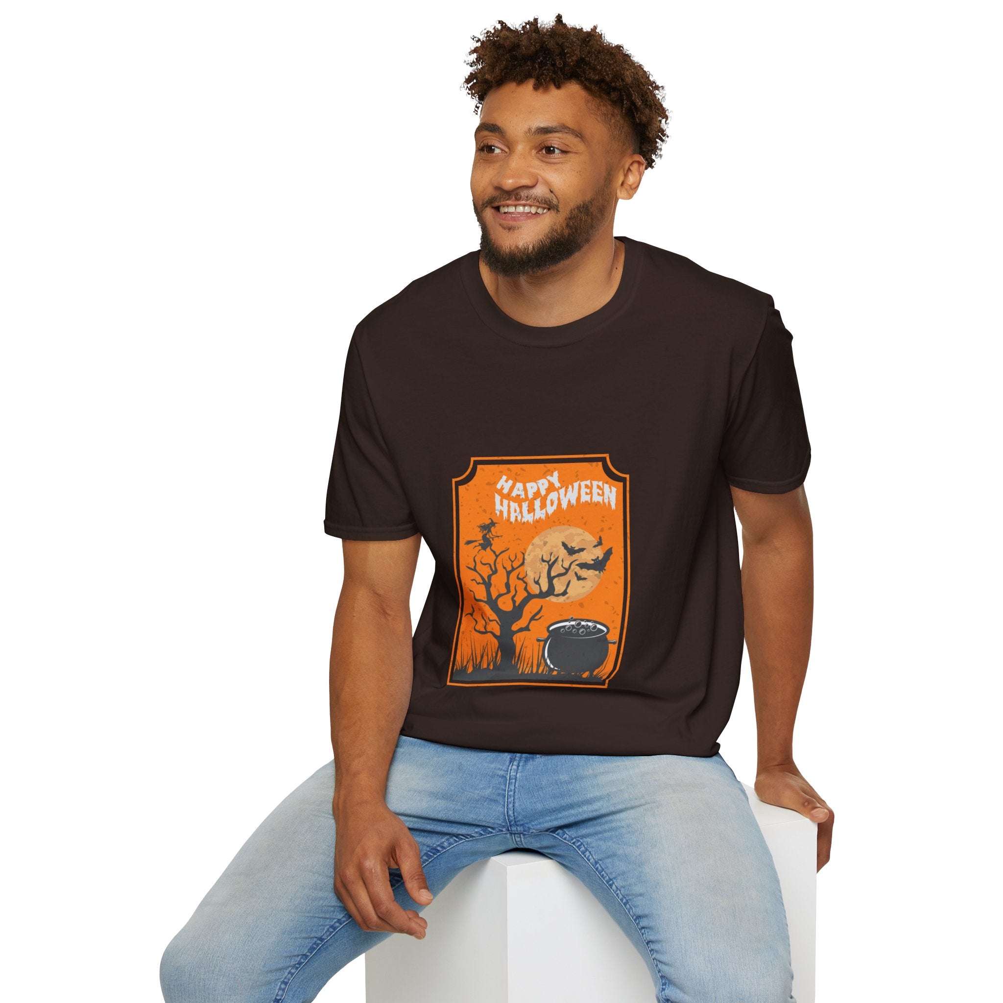 "HAPPY HALLOWEEN" Unisex Soft style T-Shirt