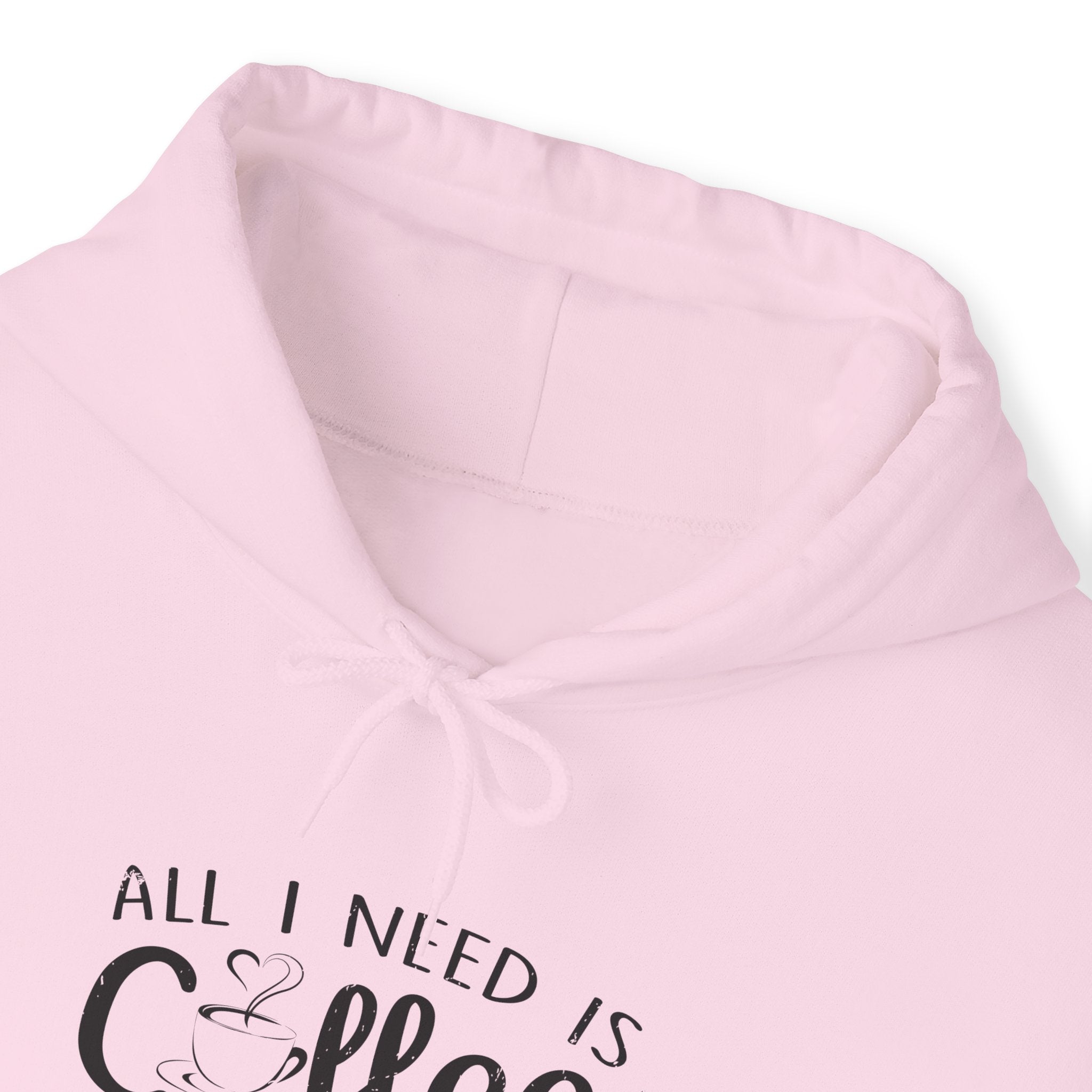 "ALL I NEED IS COFFEE AND MY CAMERA" Unisex Heavy Blend™ Hooded Sweatshirt