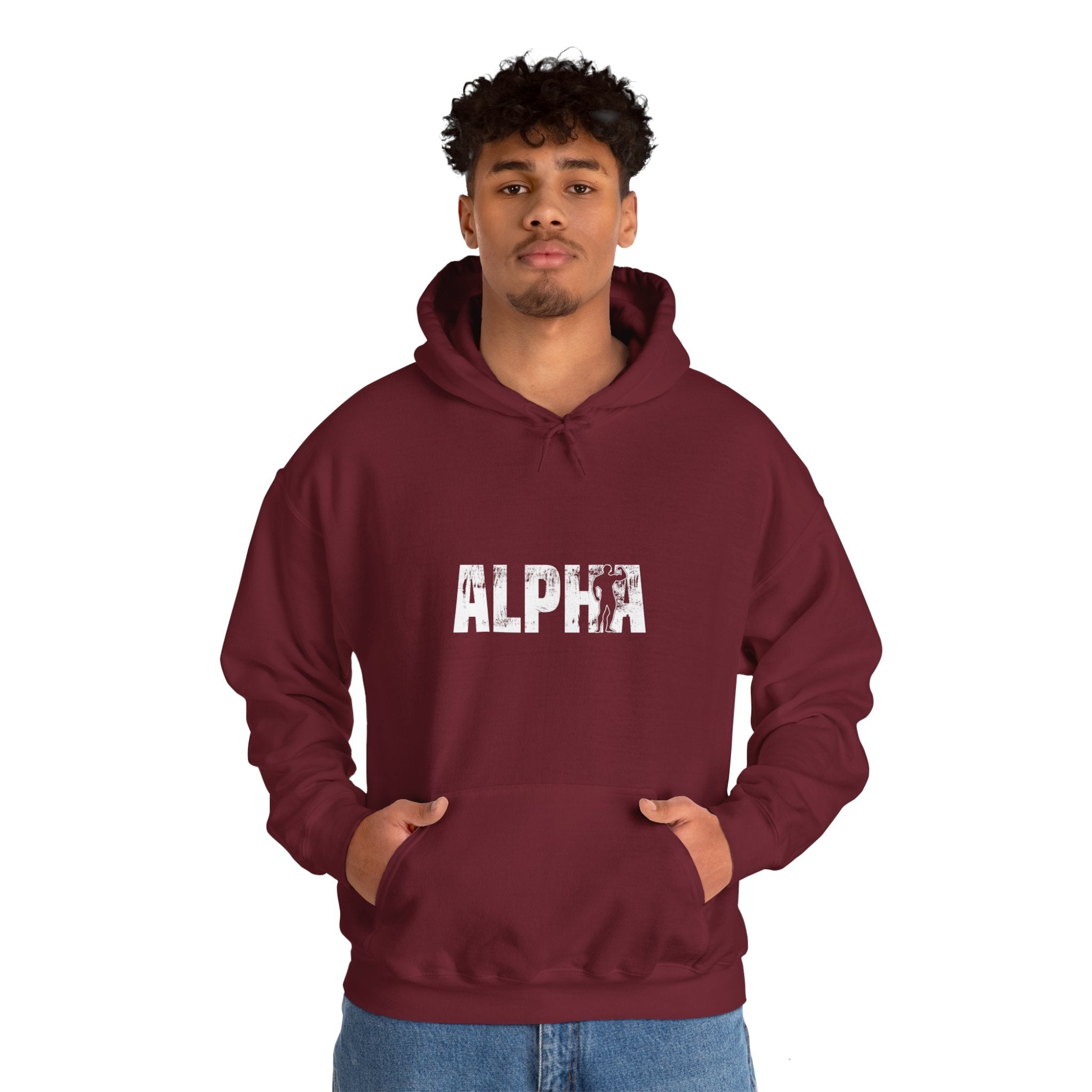 "Alpha Gym"  Unisex Heavy Blend™ Hooded Sweatshirt