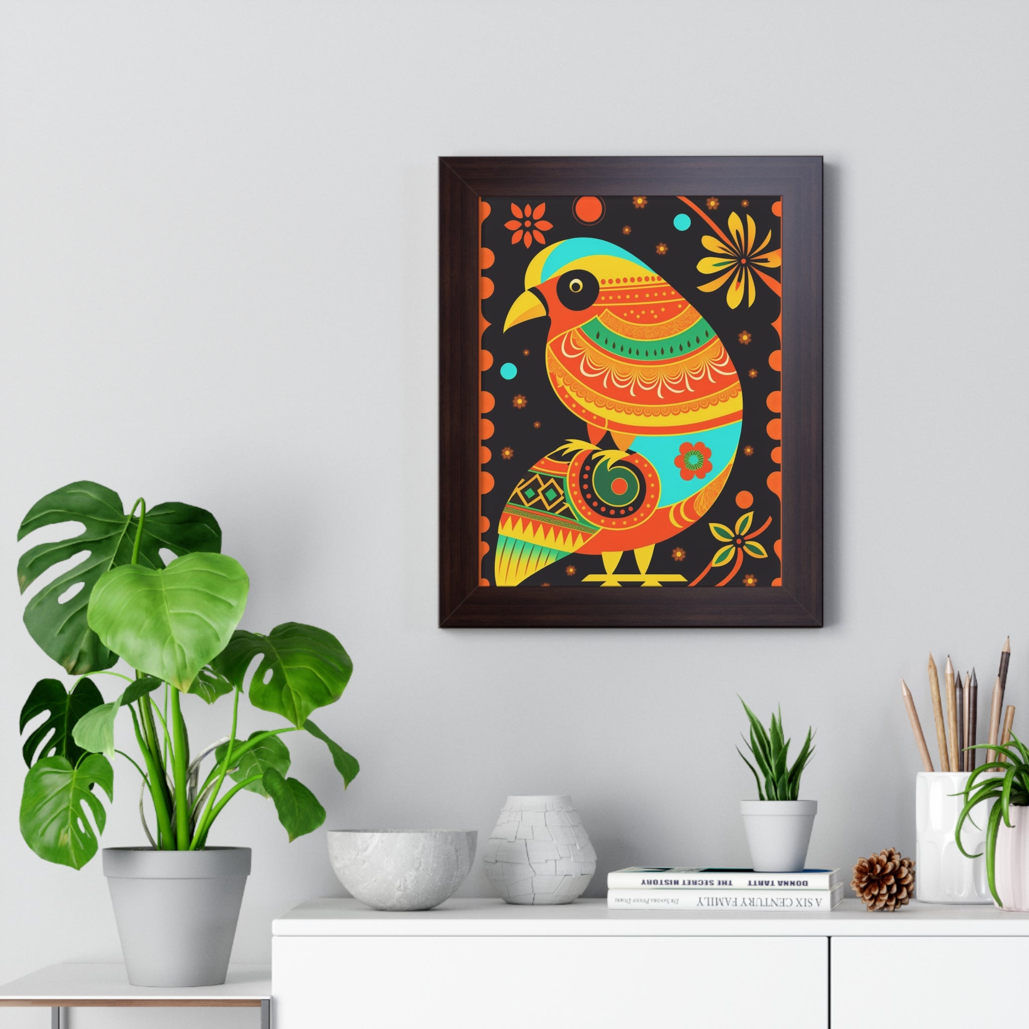 "BOHO" Framed Vertical Poster