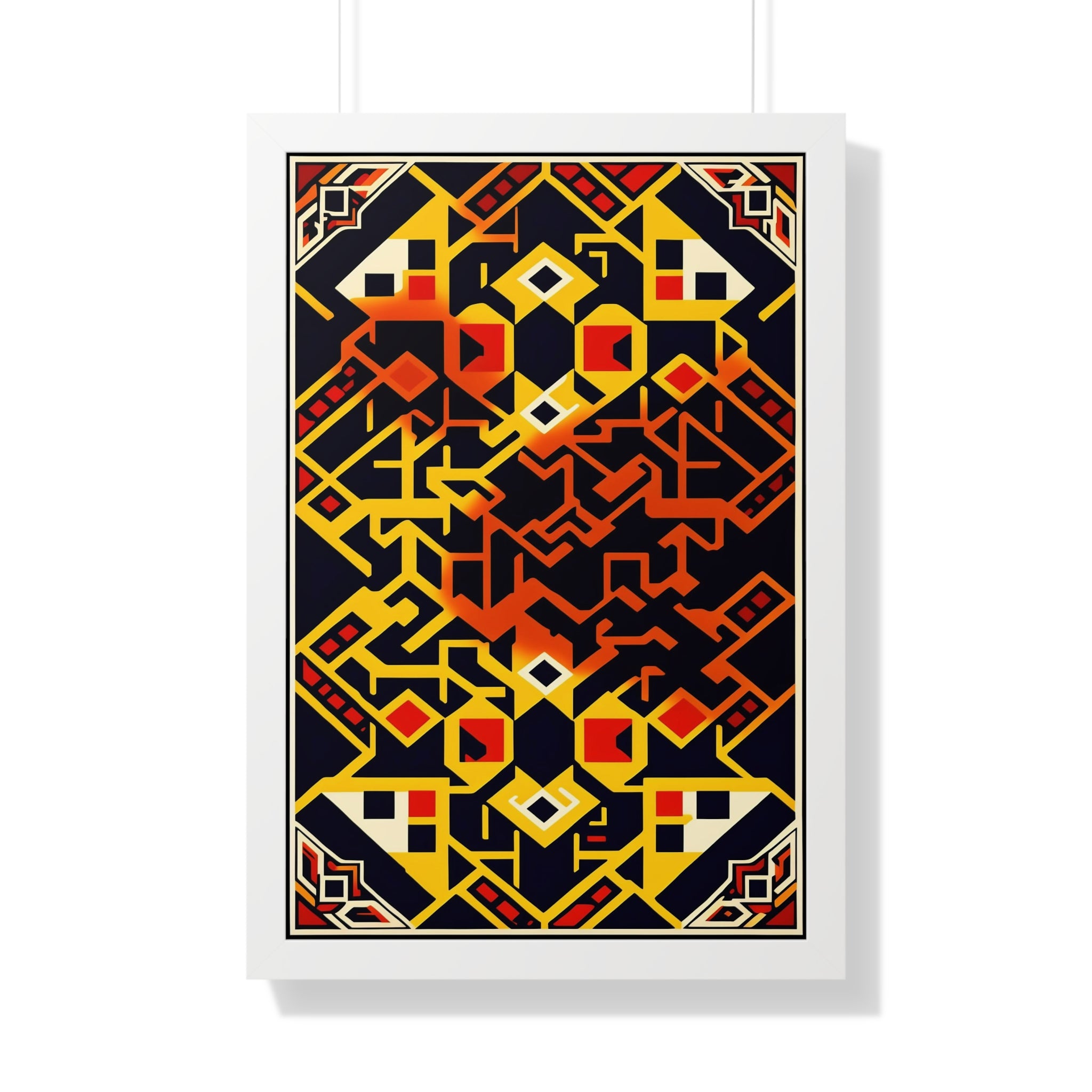 "BOHO" Framed Vertical Poster