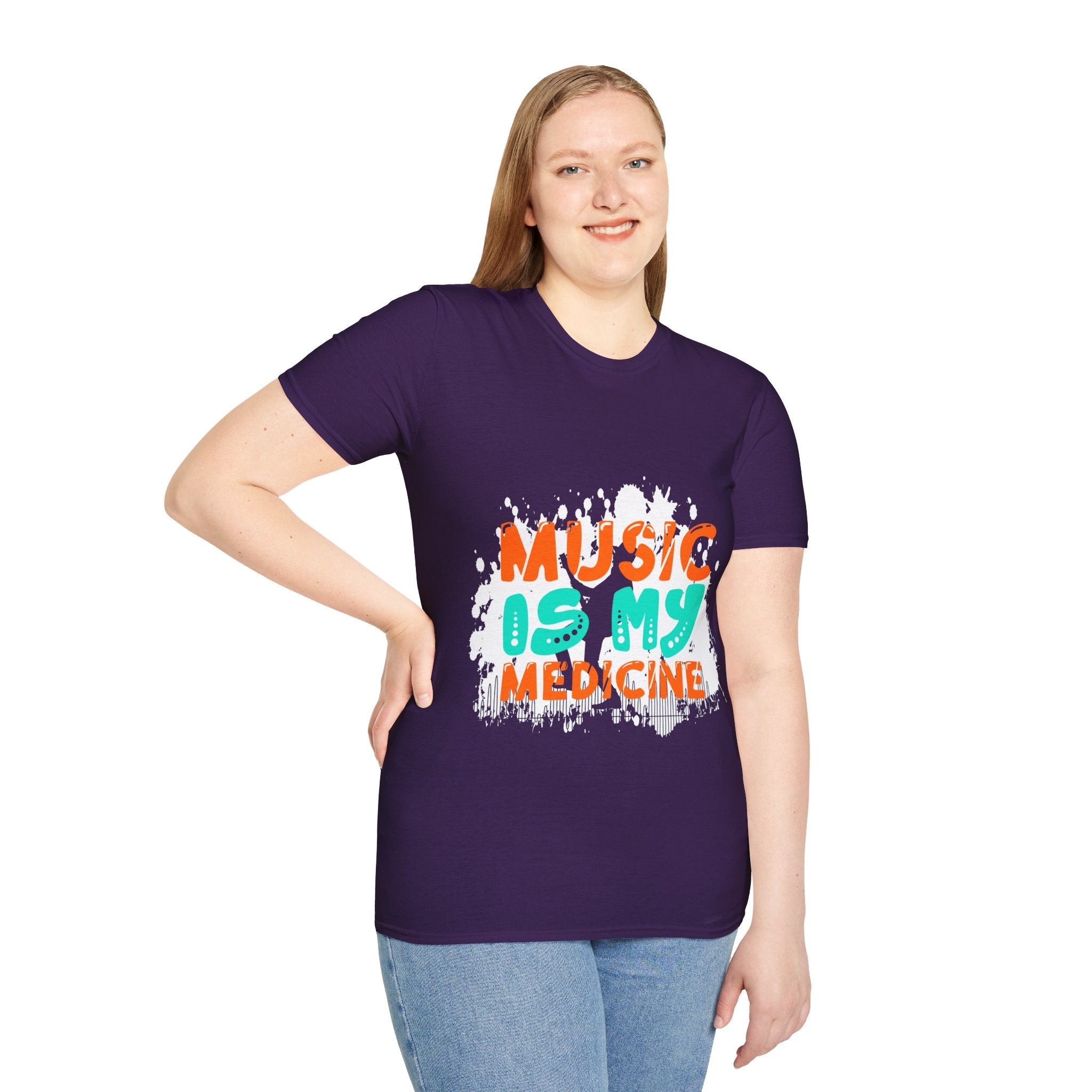 "Music In My Medicine" Unisex Soft style T-Shirt