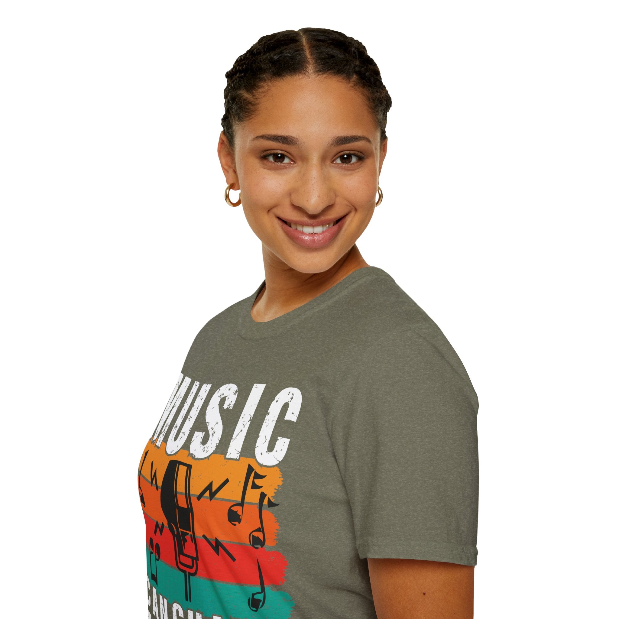 "Music Can Change The World" Unisex Soft style T-Shirt