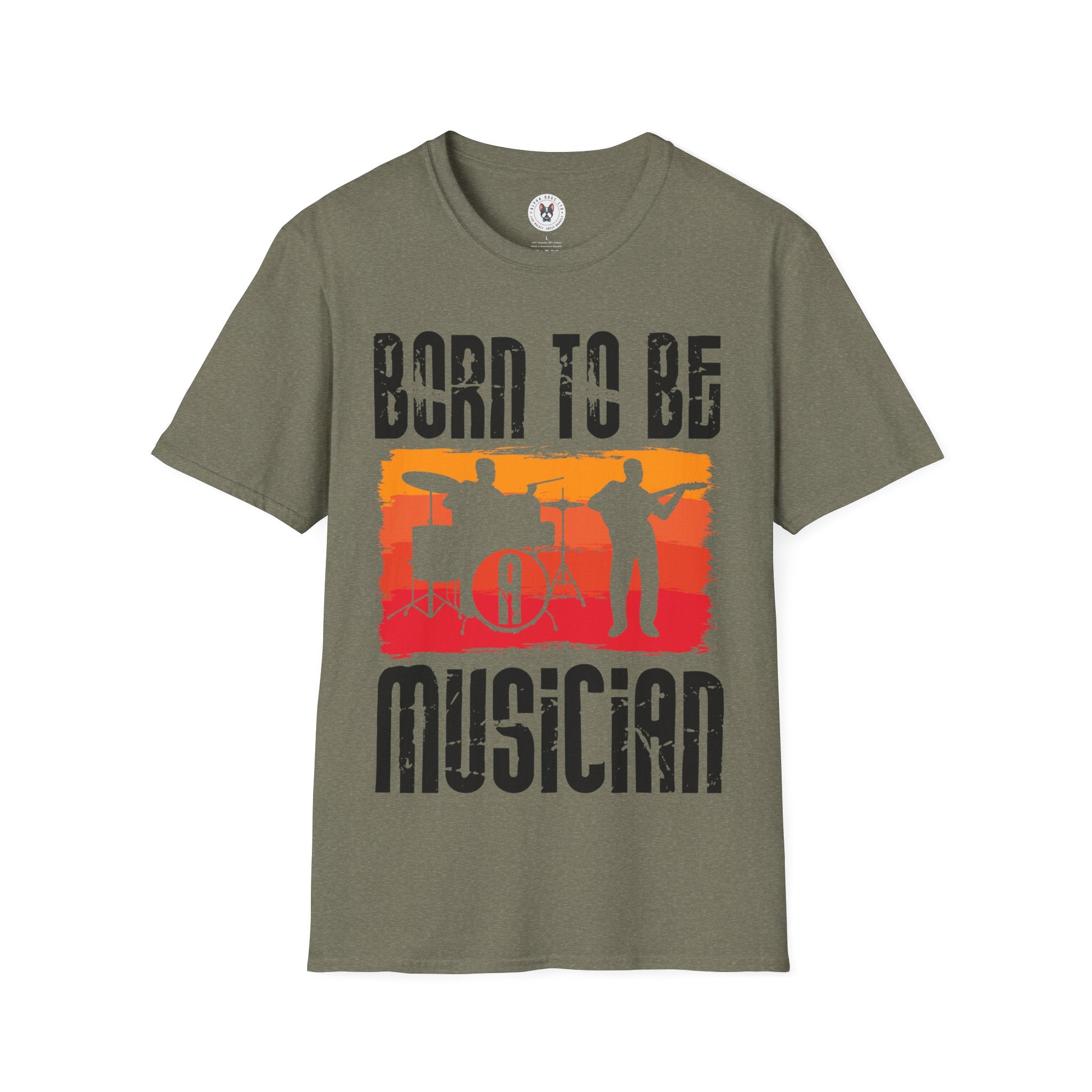 "Born To Be Musician"  Unisex Soft style T-Shirt