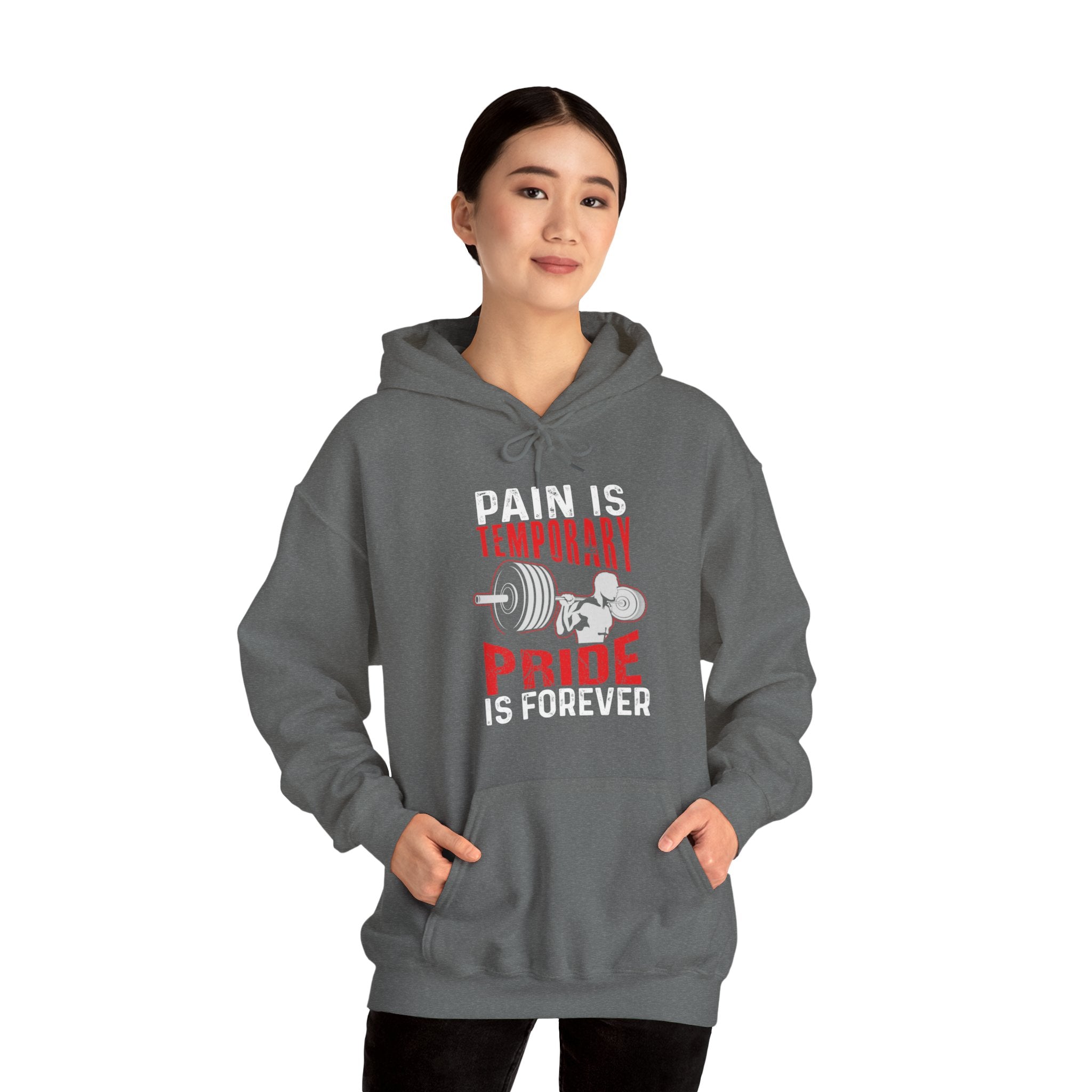 "Pain Is Temporary Pride Is Forever" Unisex Heavy Blend™ Hooded Sweatshirt