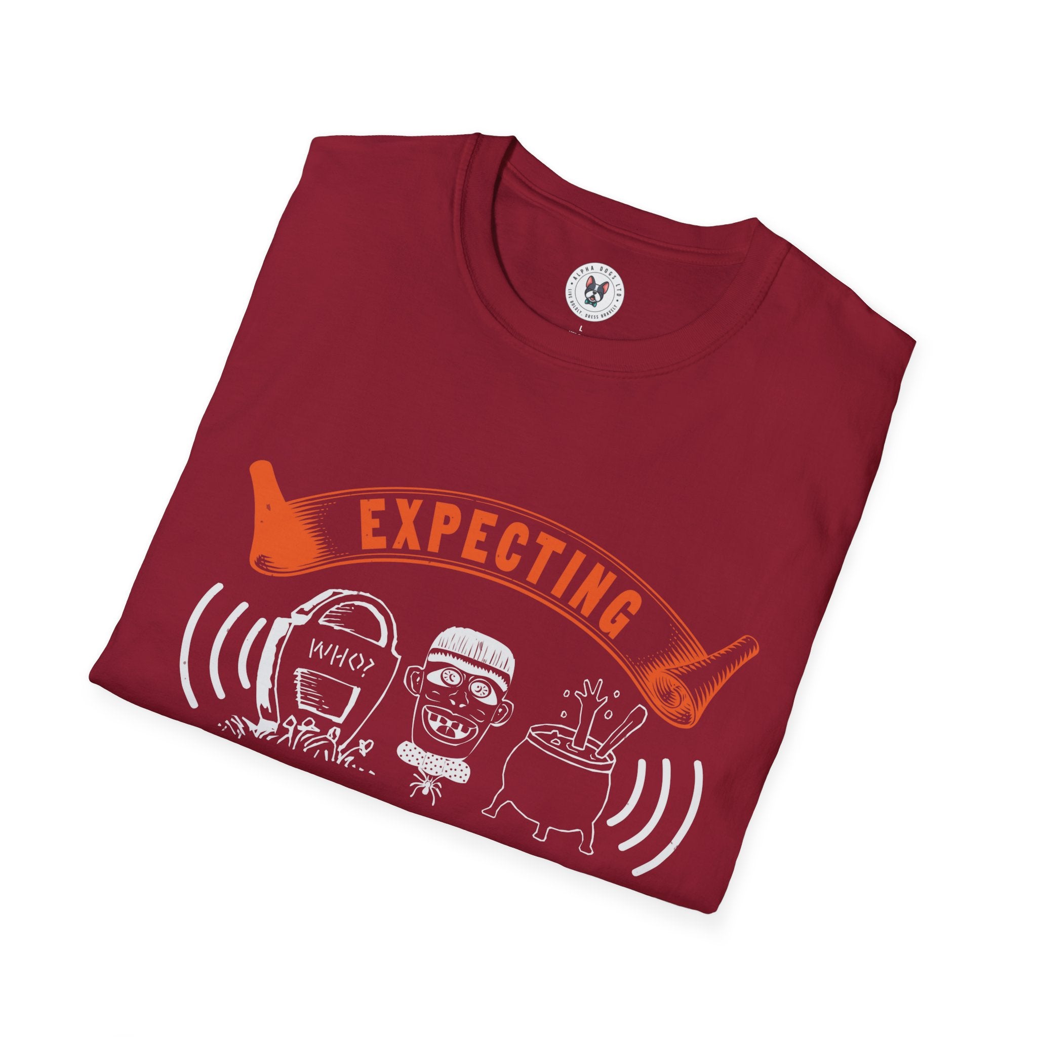 "EXPECTING A LITTLE PUMPKIN" Unisex Soft style T-Shirt