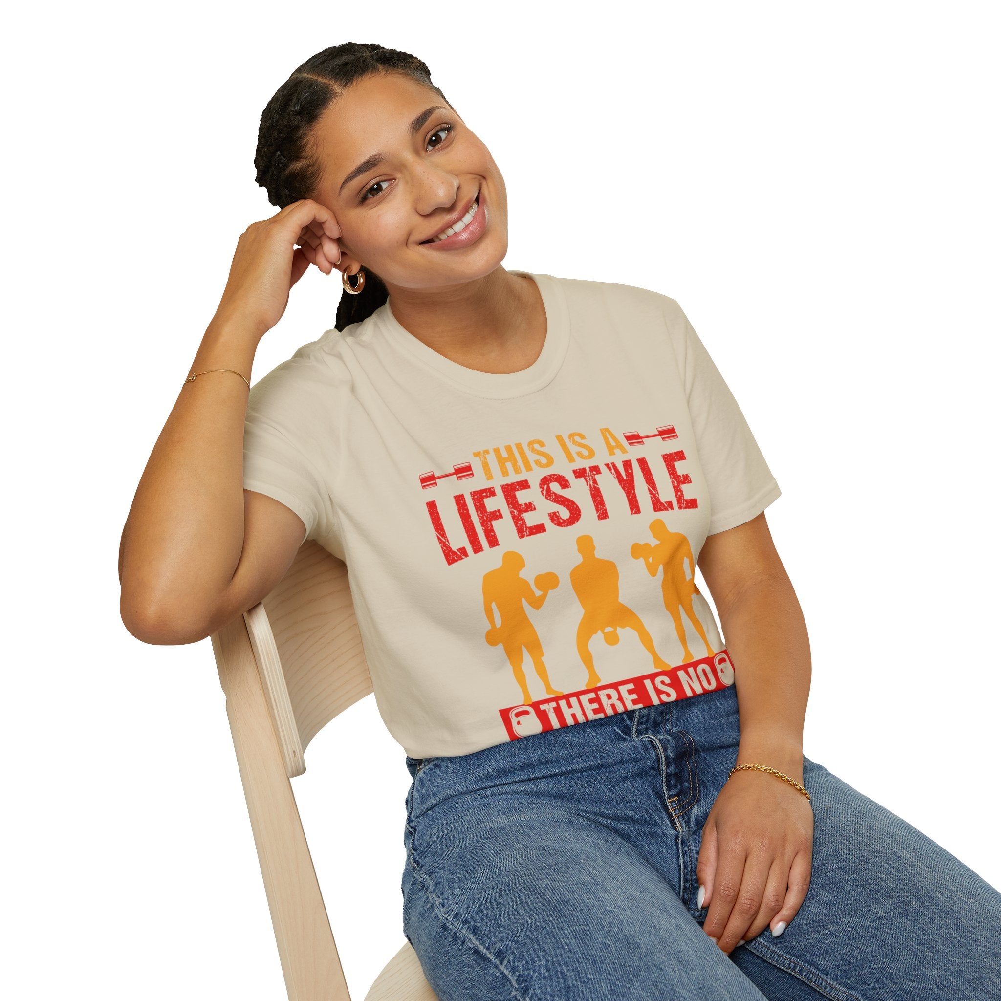 "This Is A Life Style There Is No Finish Line" Unisex Soft style T-Shirt