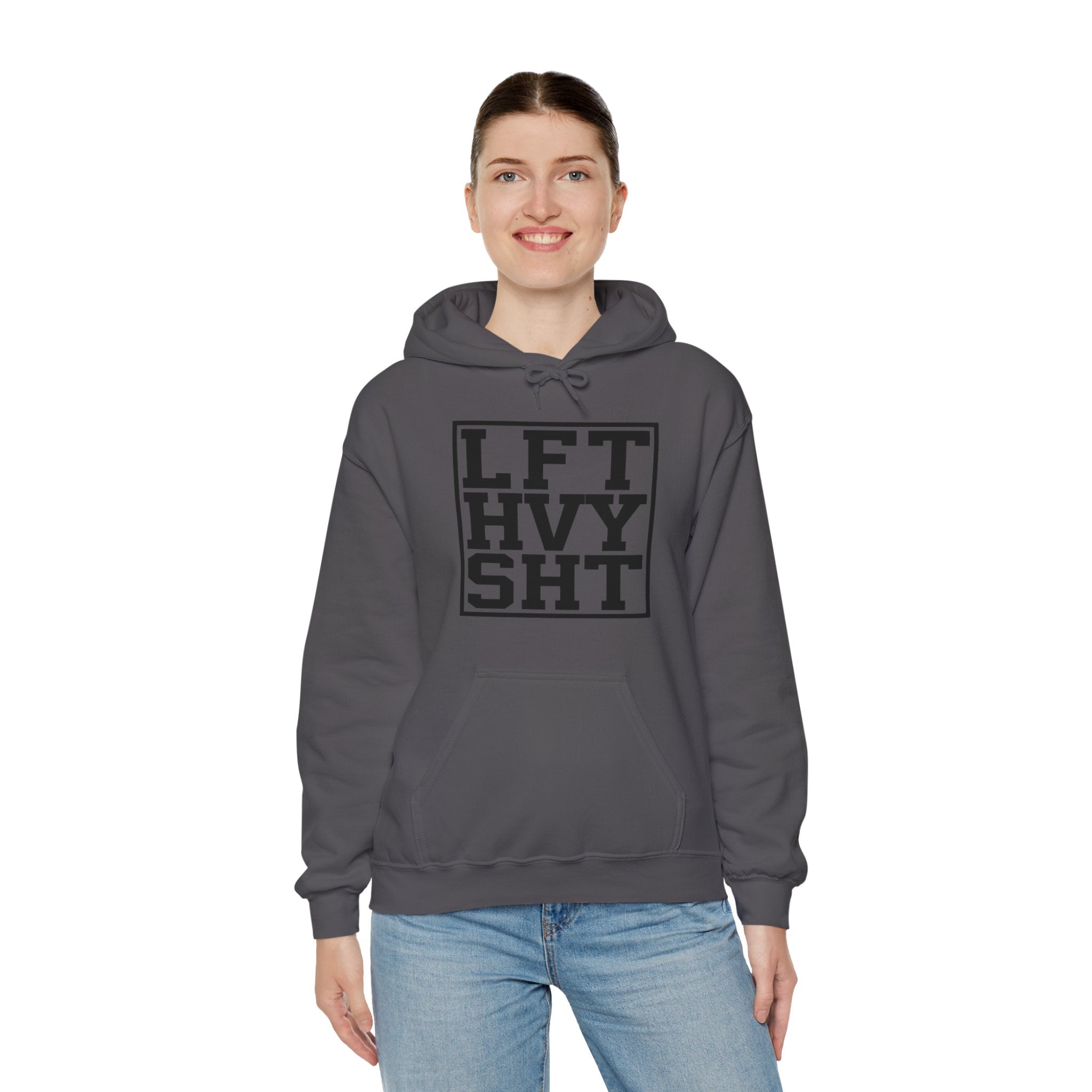 "Lift Heavy Shit" Unisex Heavy Blend™ Hooded Sweatshirt