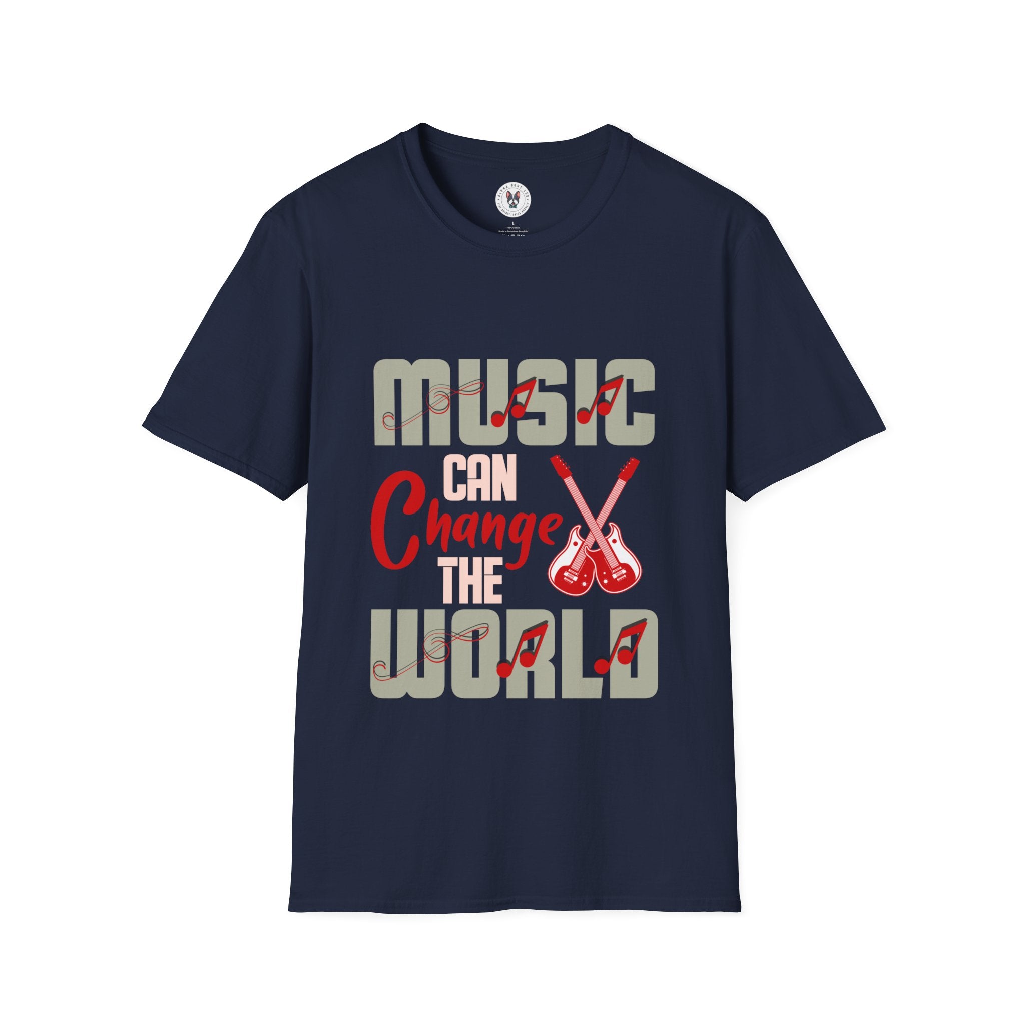 "Music Can Change The World" Unisex Soft style T-Shirt