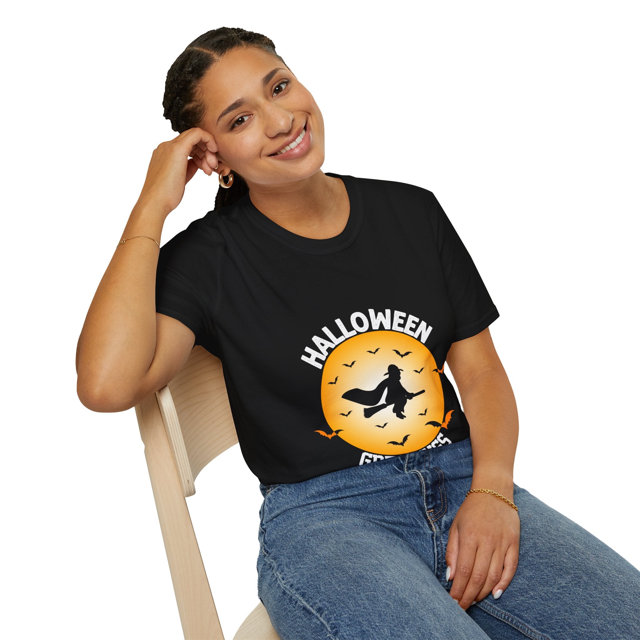 "HALLOWEEN GREETINGS" Unisex Soft style T-Shirt