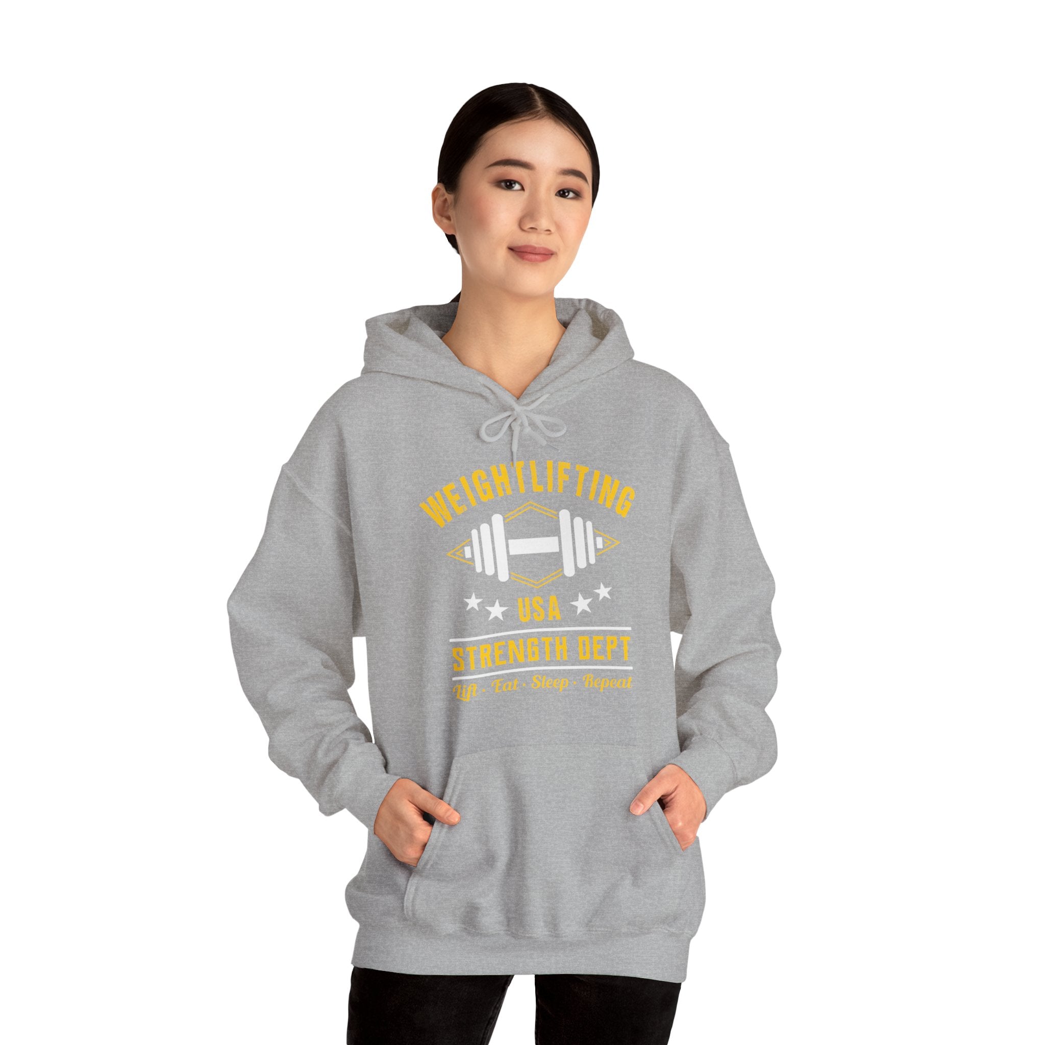 "WeightLifting" Unisex Heavy Blend™ Hooded Sweatshirt