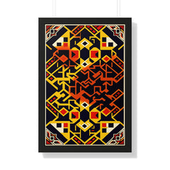 "BOHO" Framed Vertical Poster