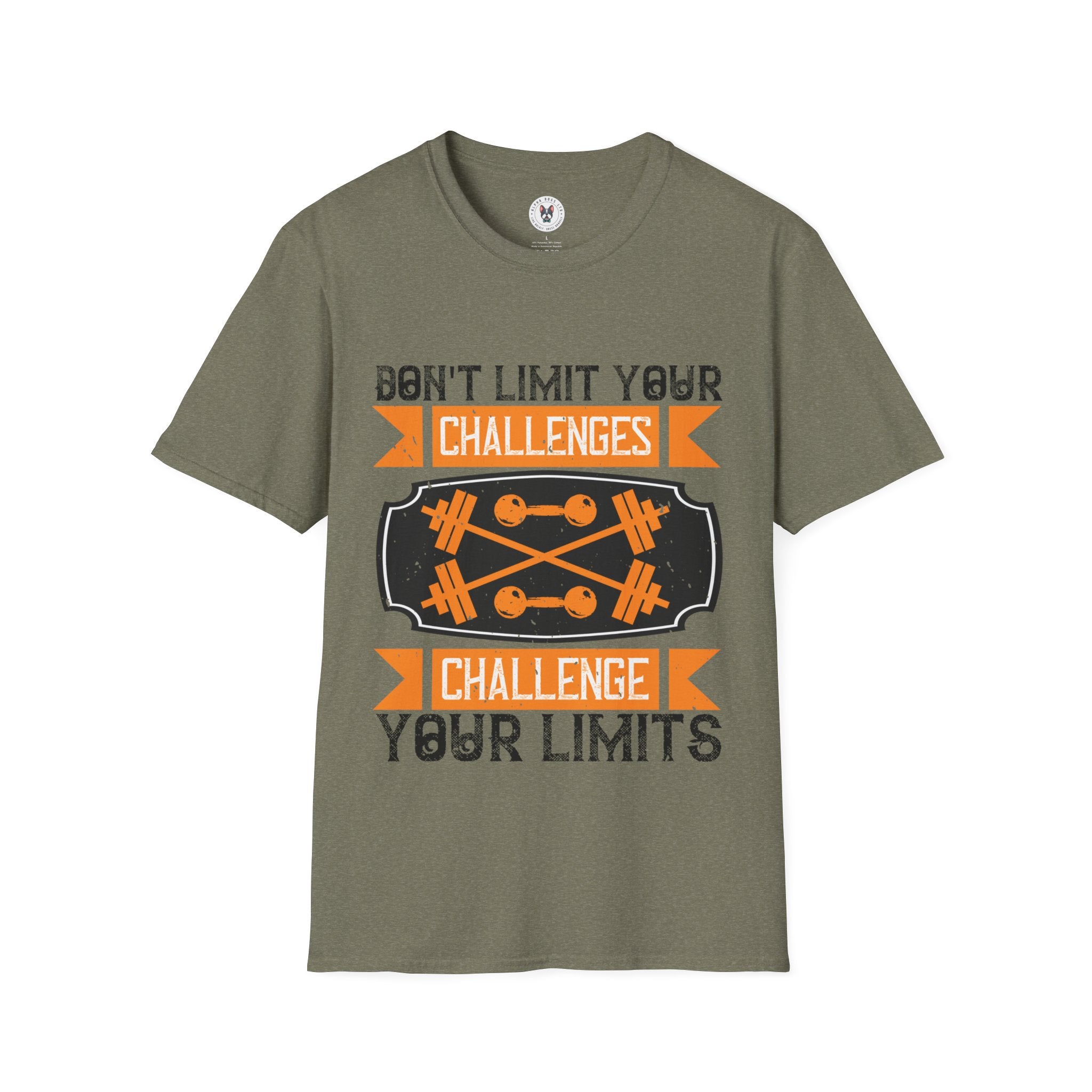 "Don't Limit Your Challenges,Challenge Your Limit" Unisex Soft style T-Shirt