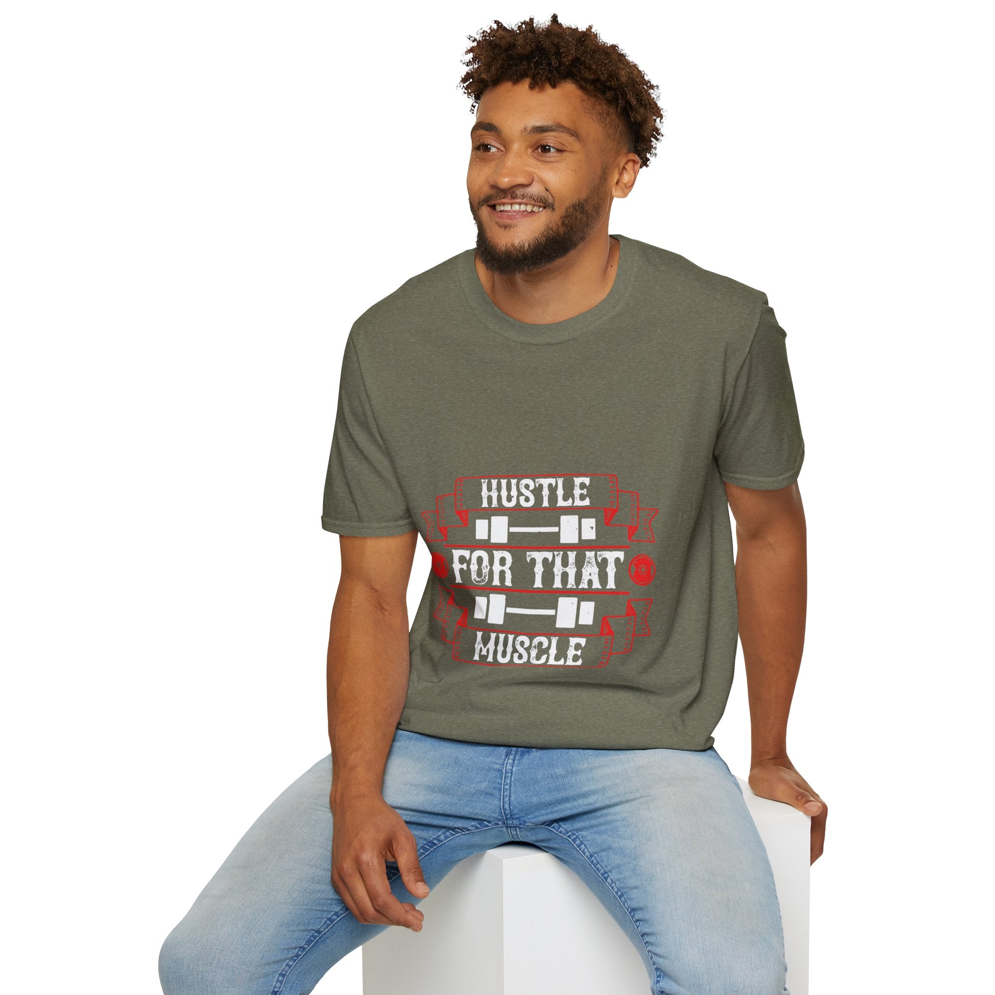 "Hustle For That Muscle"  Unisex Soft style T-Shirt