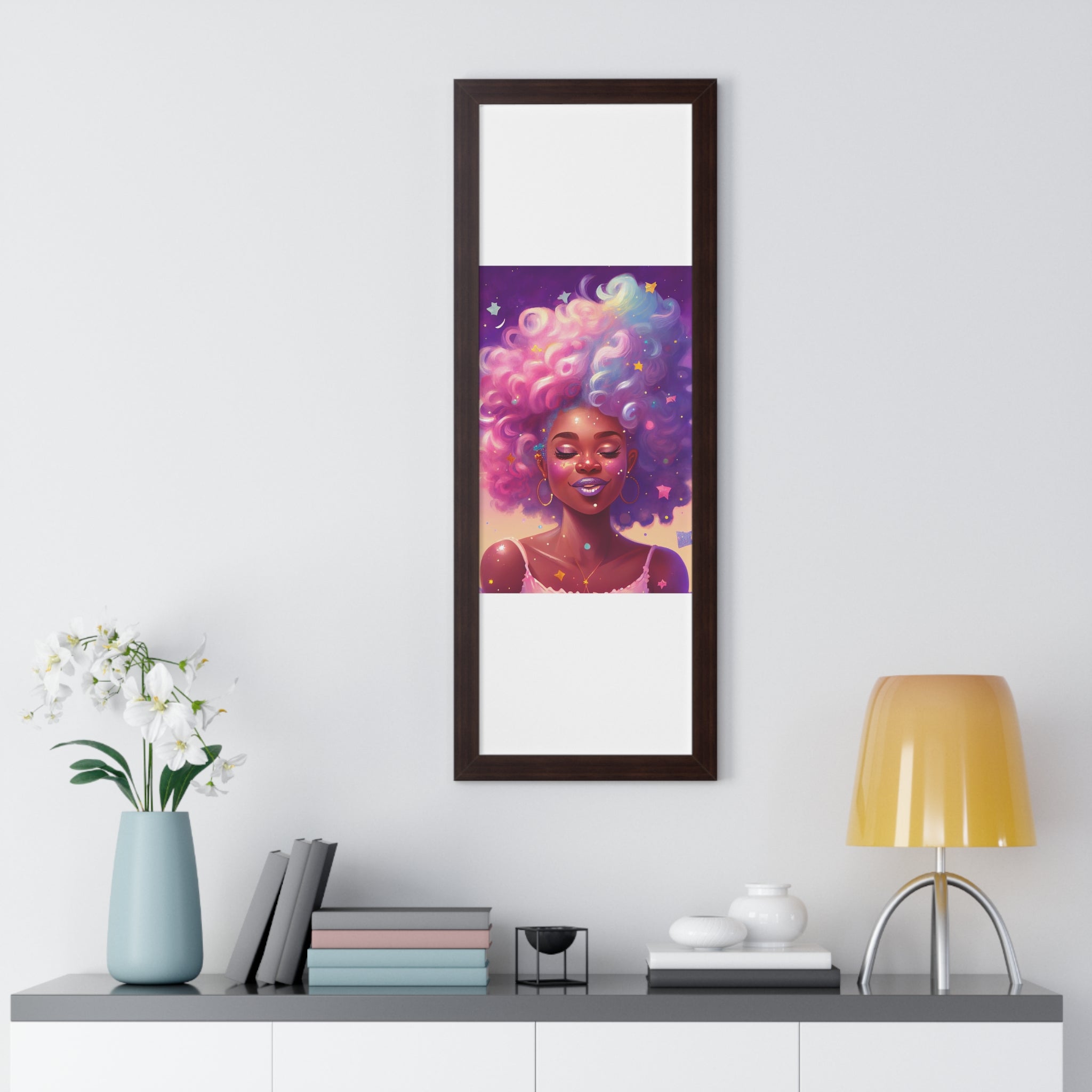 "BLACK GIRL MAGIC" Framed Vertical Poster