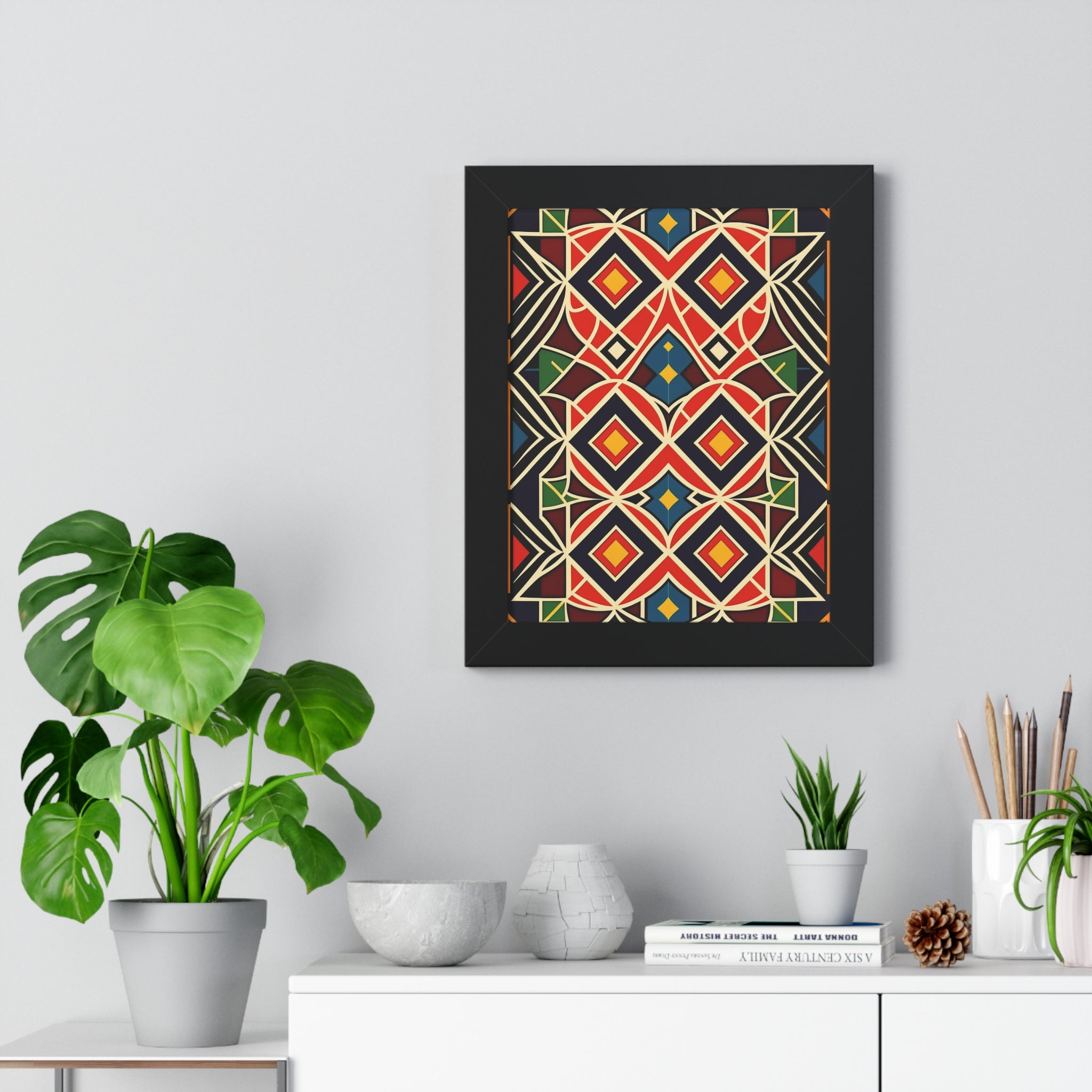 "BOHO" Framed Vertical Poster