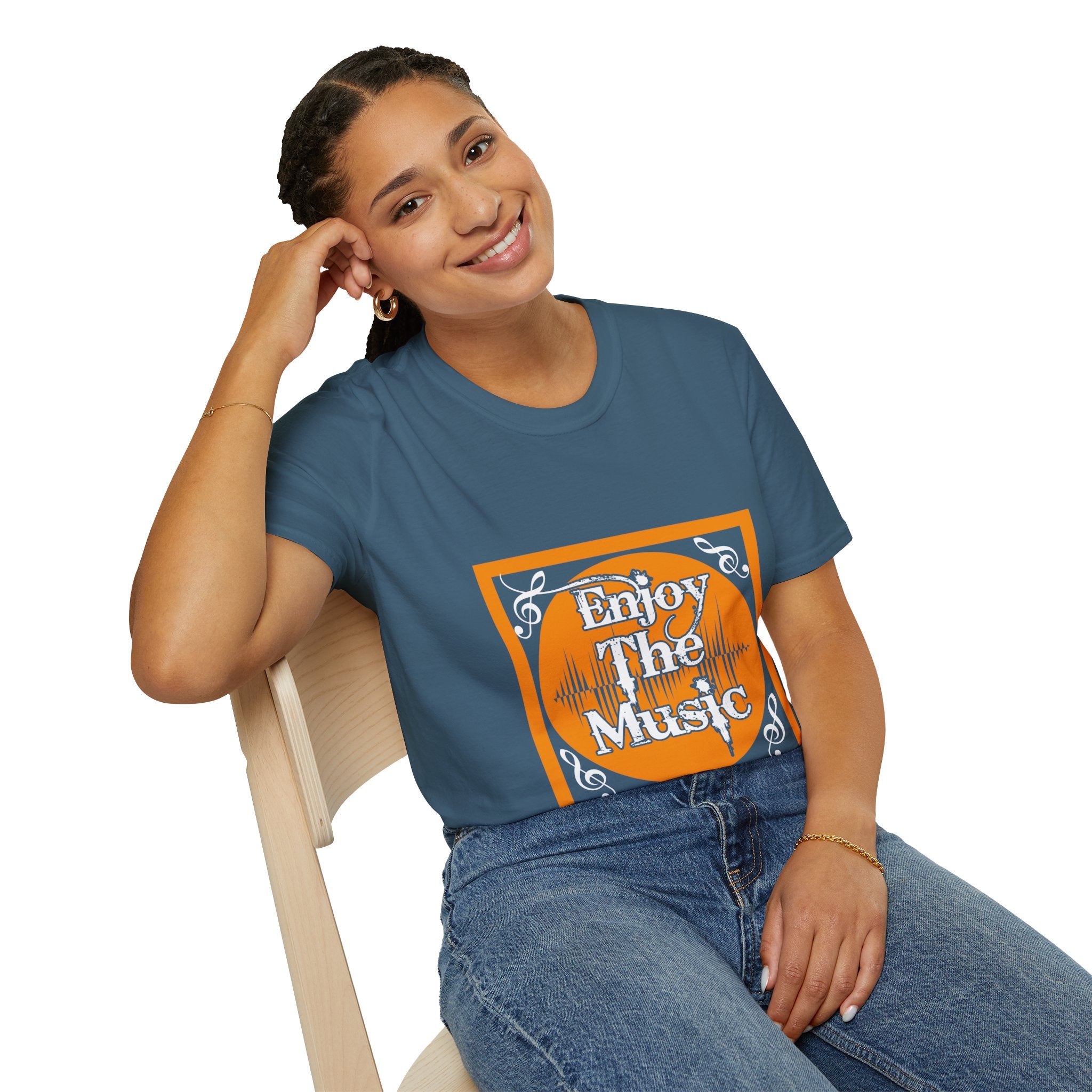 "Enjoy The Music" Unisex Soft style T-Shirt