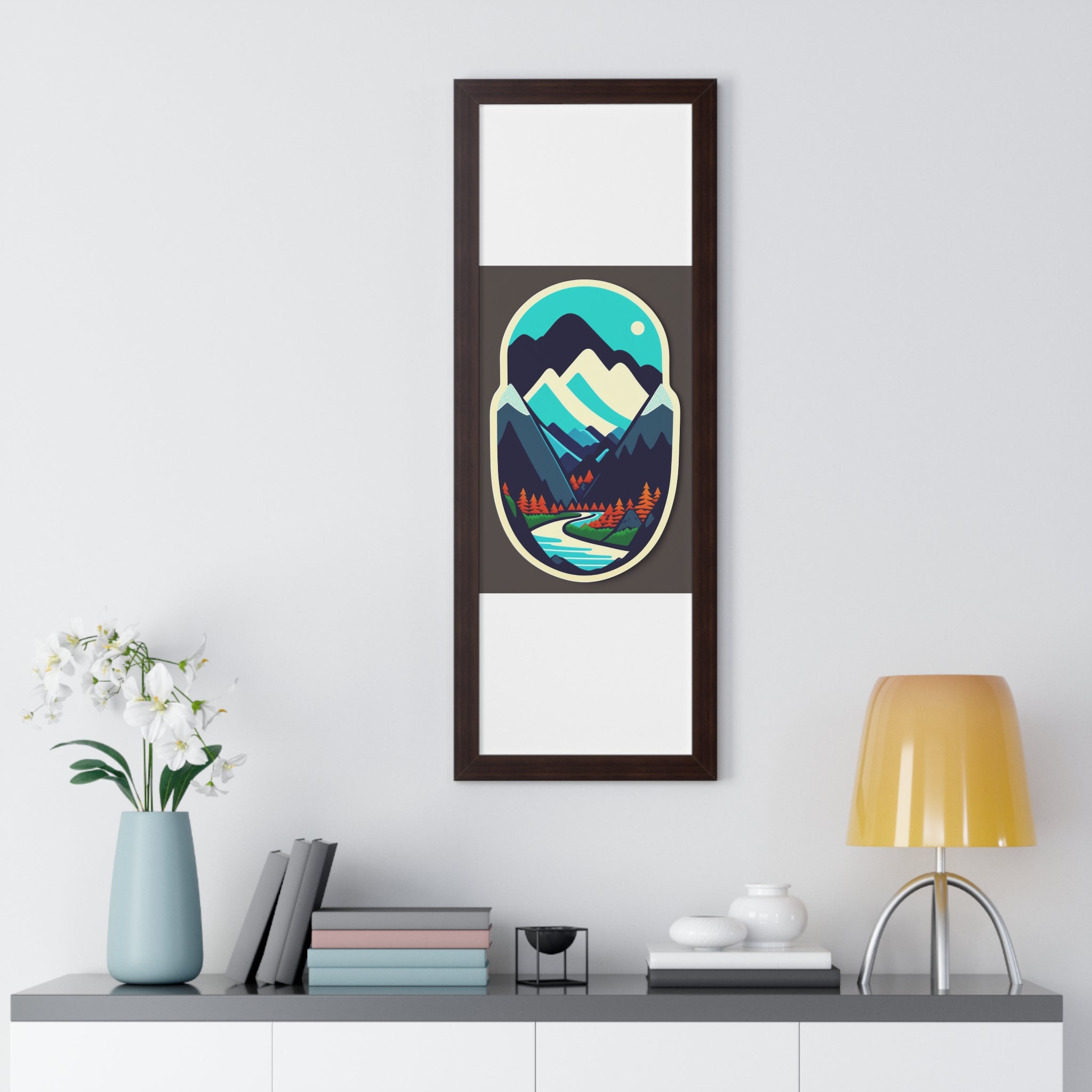 "BOHO" Framed Vertical Poster