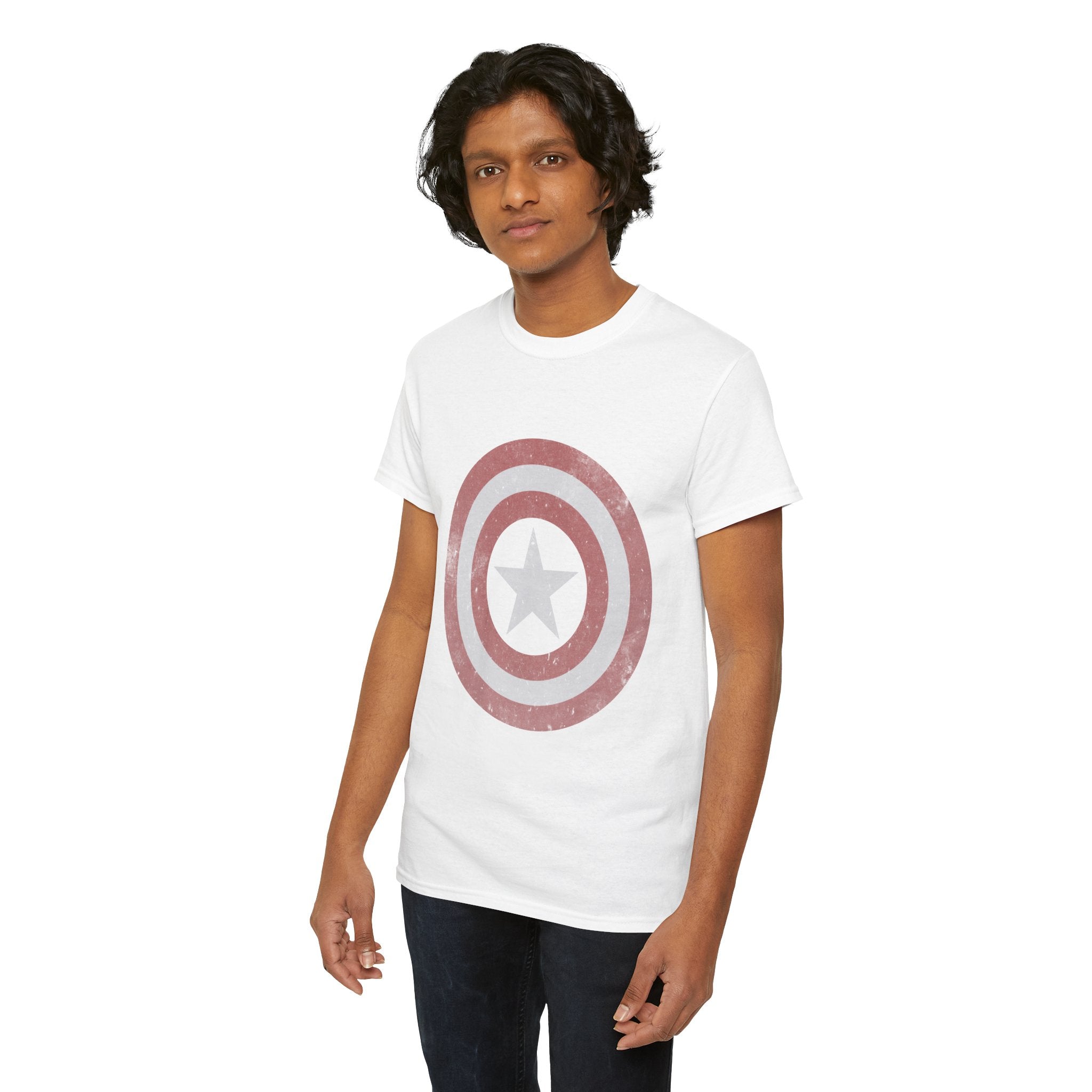 "Captain America" Unisex Heavy Cotton Tee