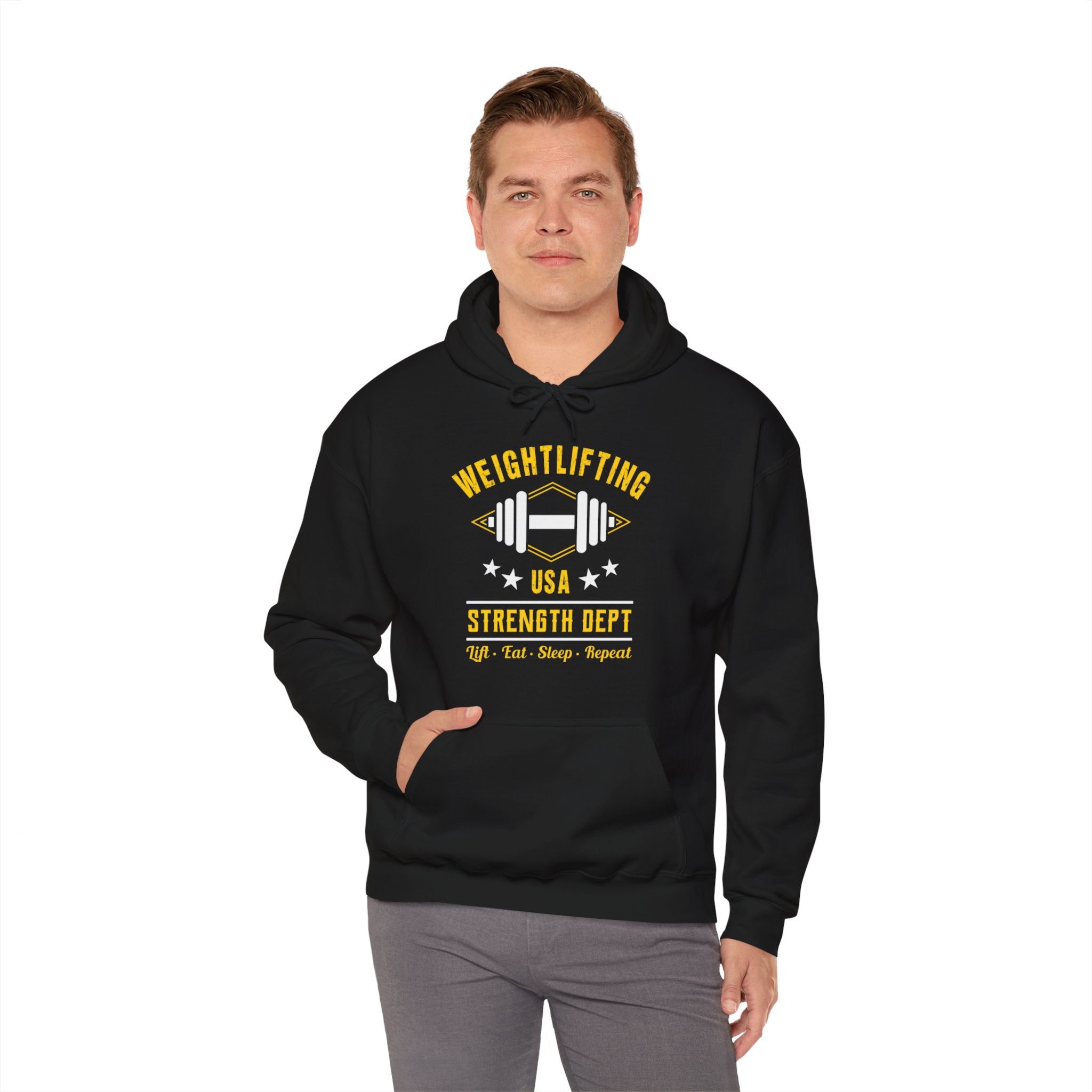 "WeightLifting" Unisex Heavy Blend™ Hooded Sweatshirt