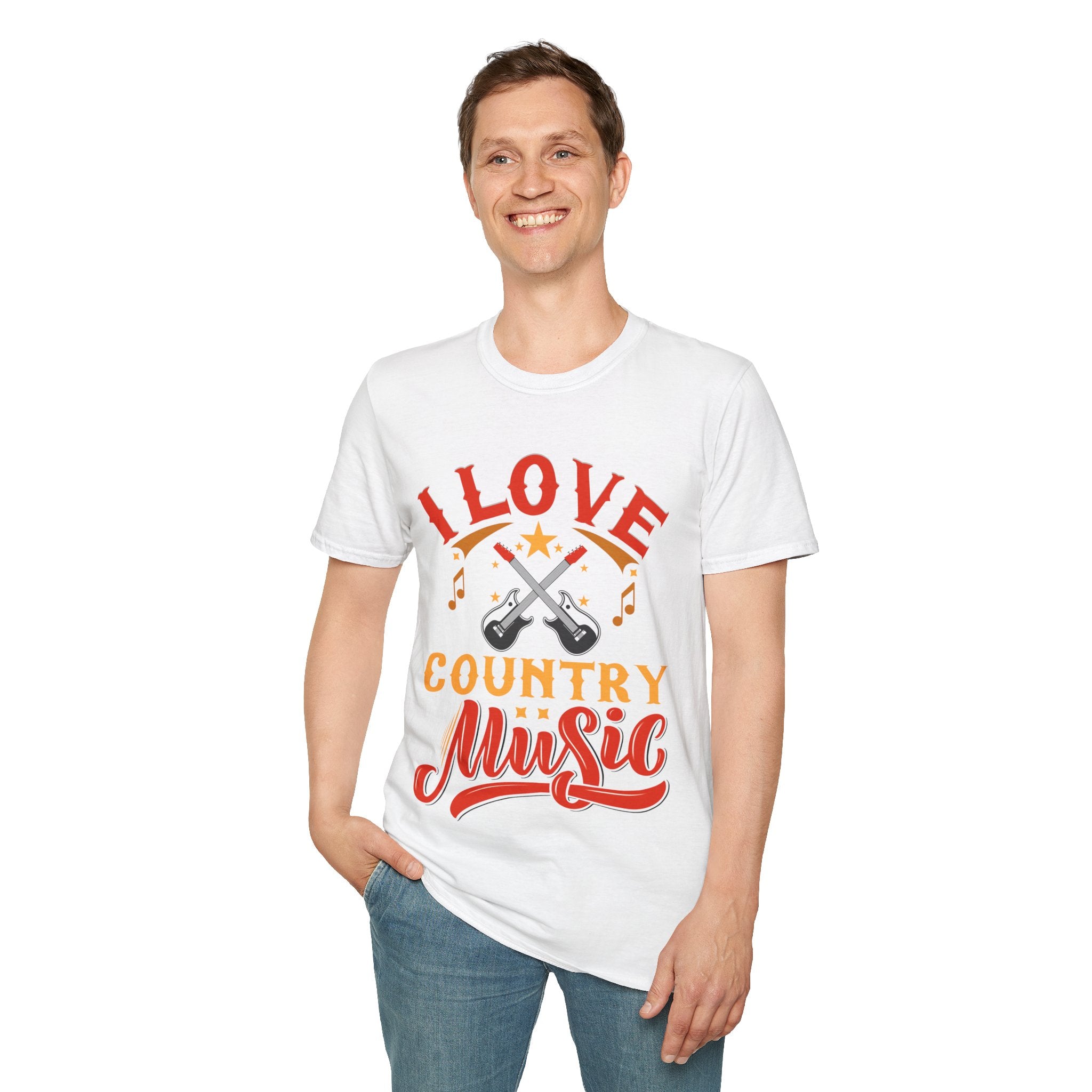 "I Love Country Music" Unisex Soft style T-Shirt