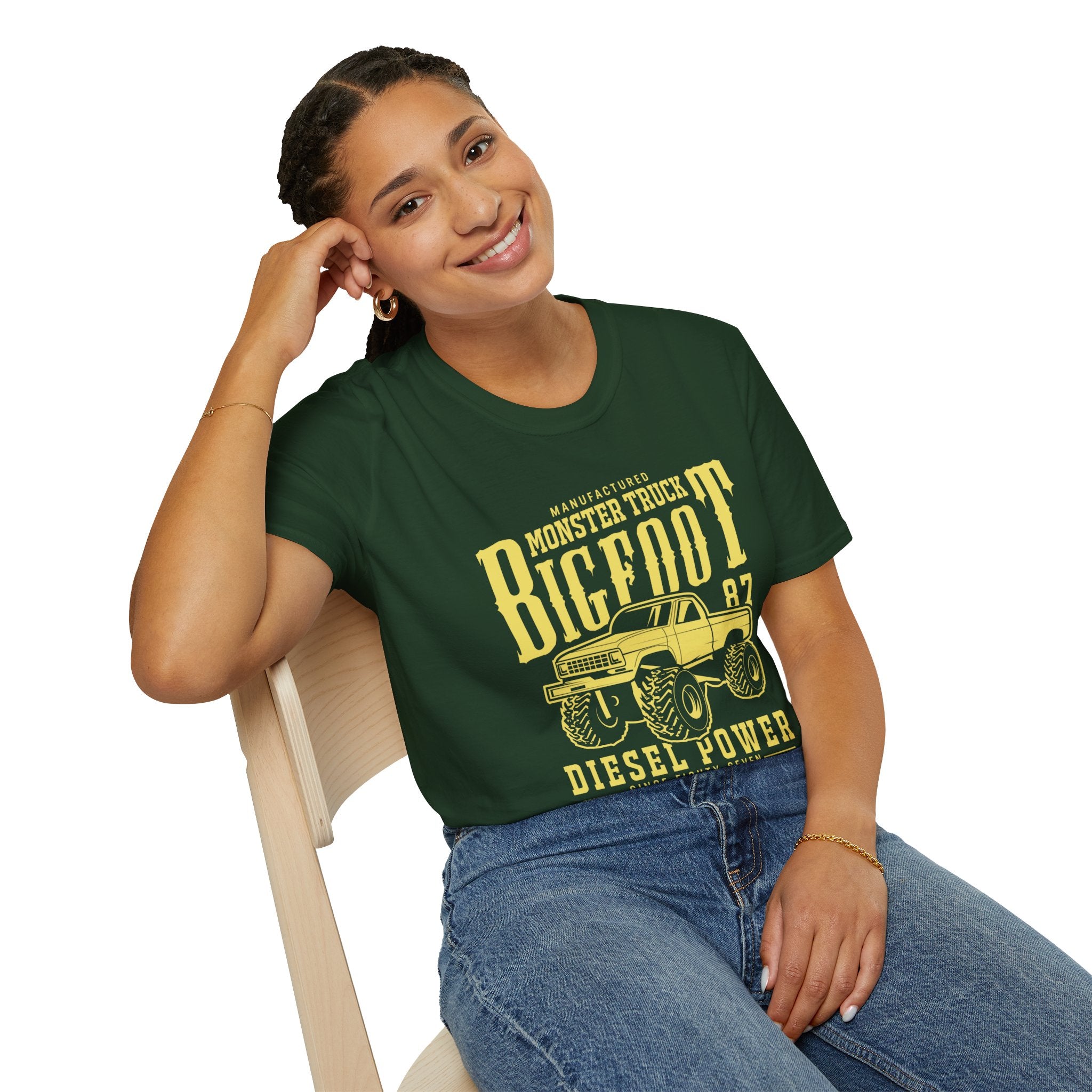 "BIGFOOT DIESEL POWER" Unisex Soft style T-Shirt