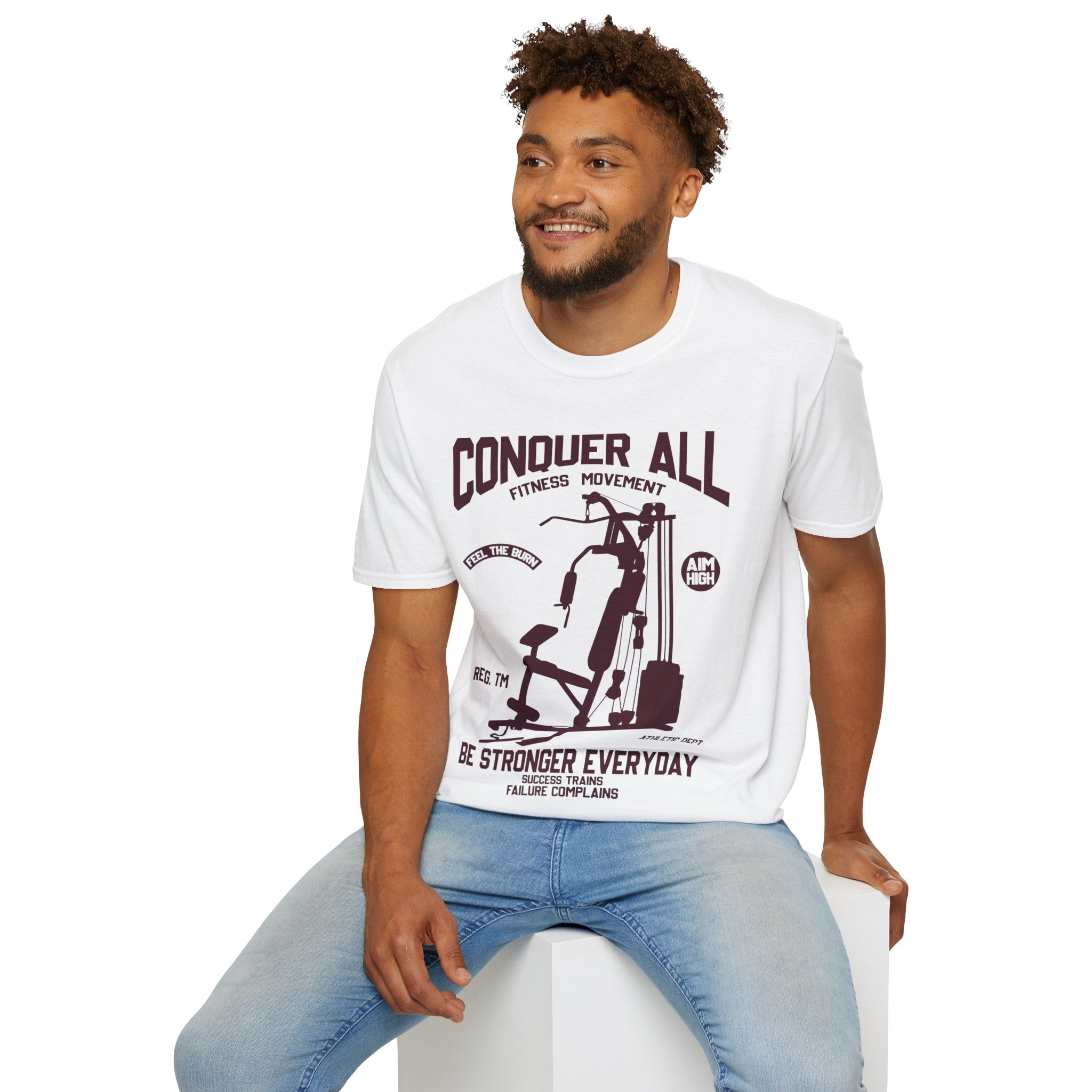 "Conquer All Be Stronger Everyday" Unisex Soft style T-Shirt