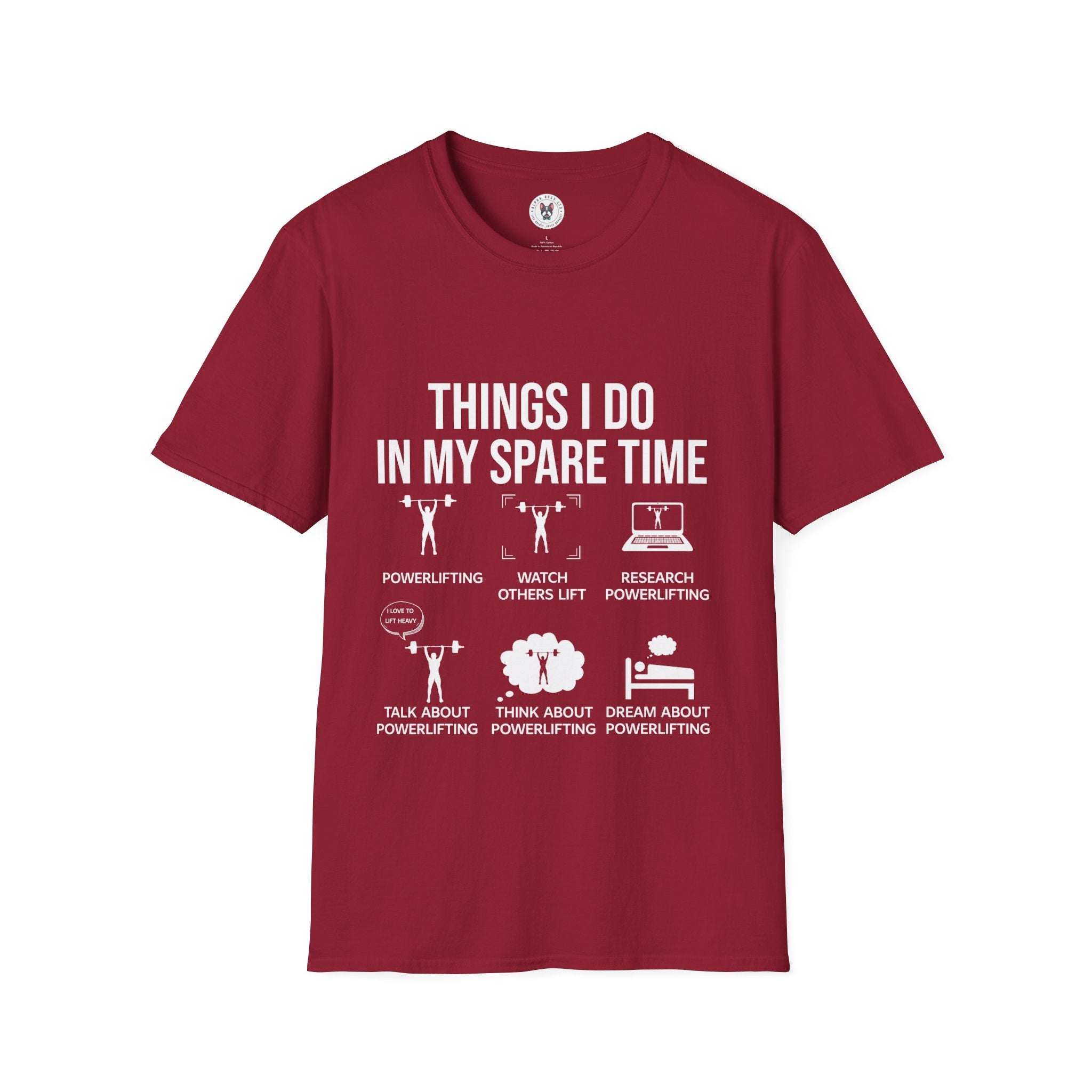 "Things I Do In My Spare Time"  Unisex Soft style T-Shirt