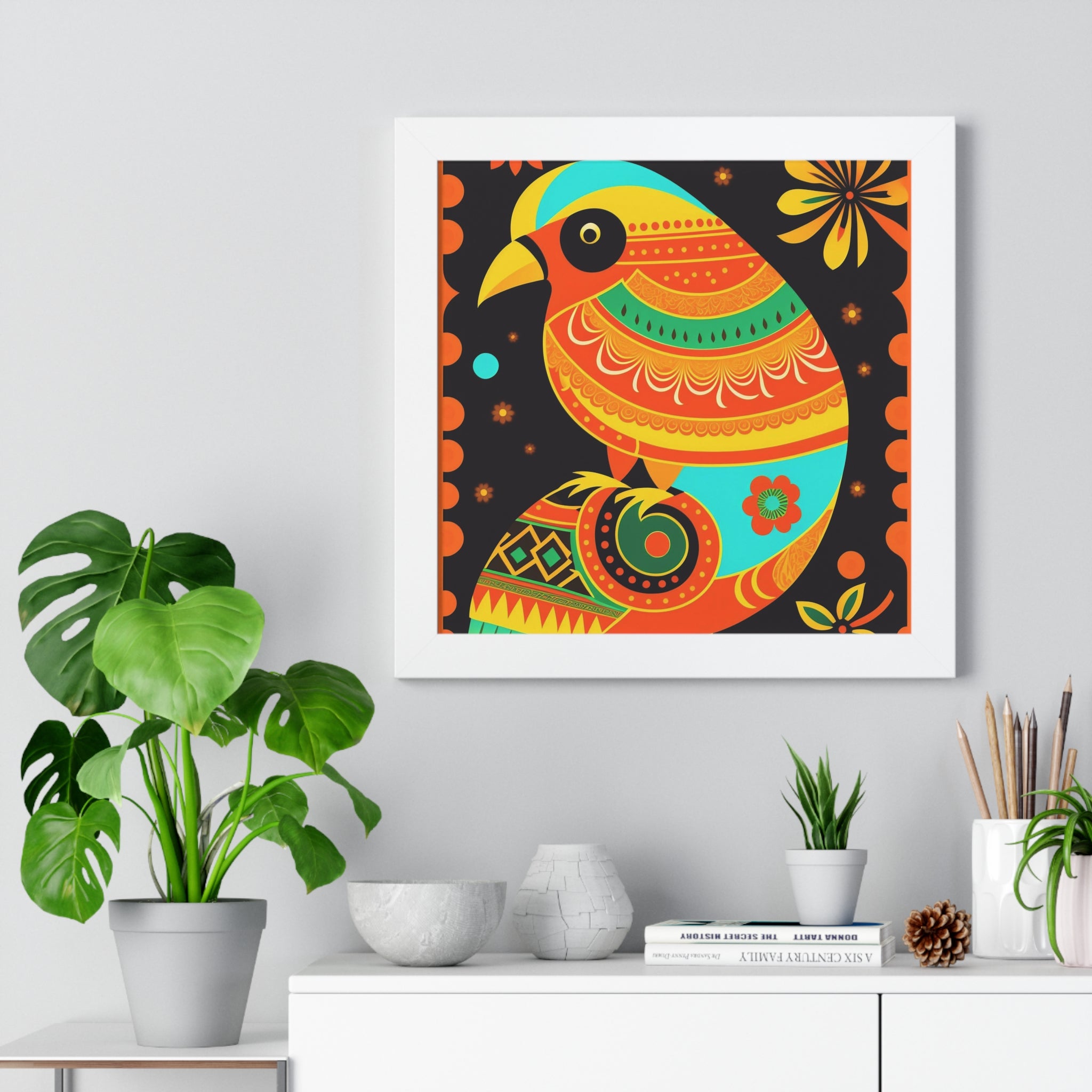 "BOHO" Framed Vertical Poster