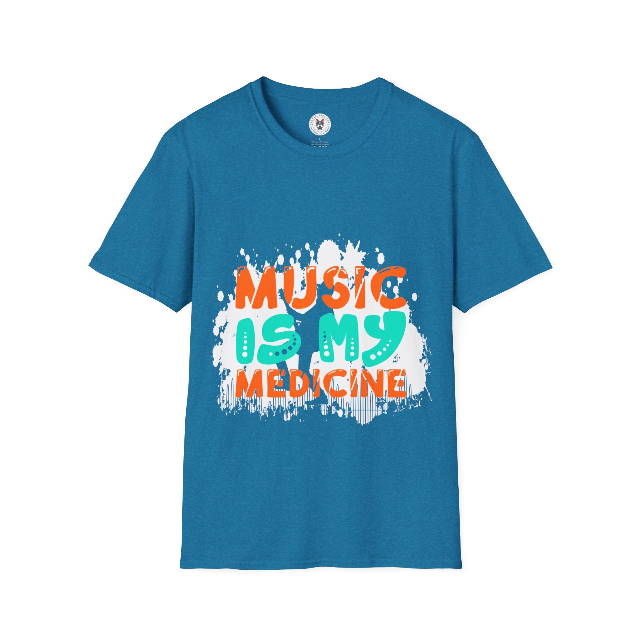 "Music In My Medicine" Unisex Soft style T-Shirt