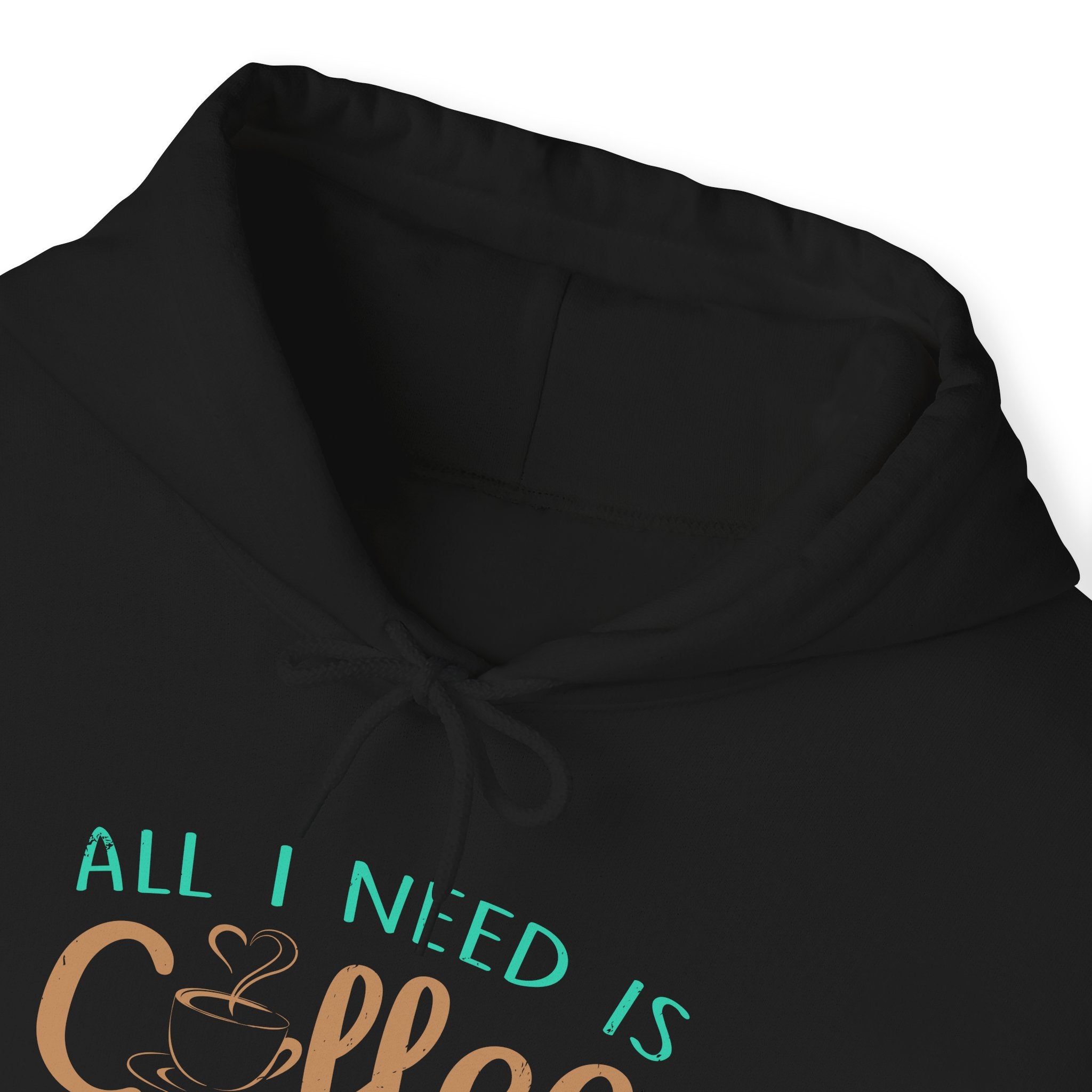 "ALL I NEED IS COFFEE AND MY CAMERA" Unisex Heavy Blend™ Hooded Sweatshirt