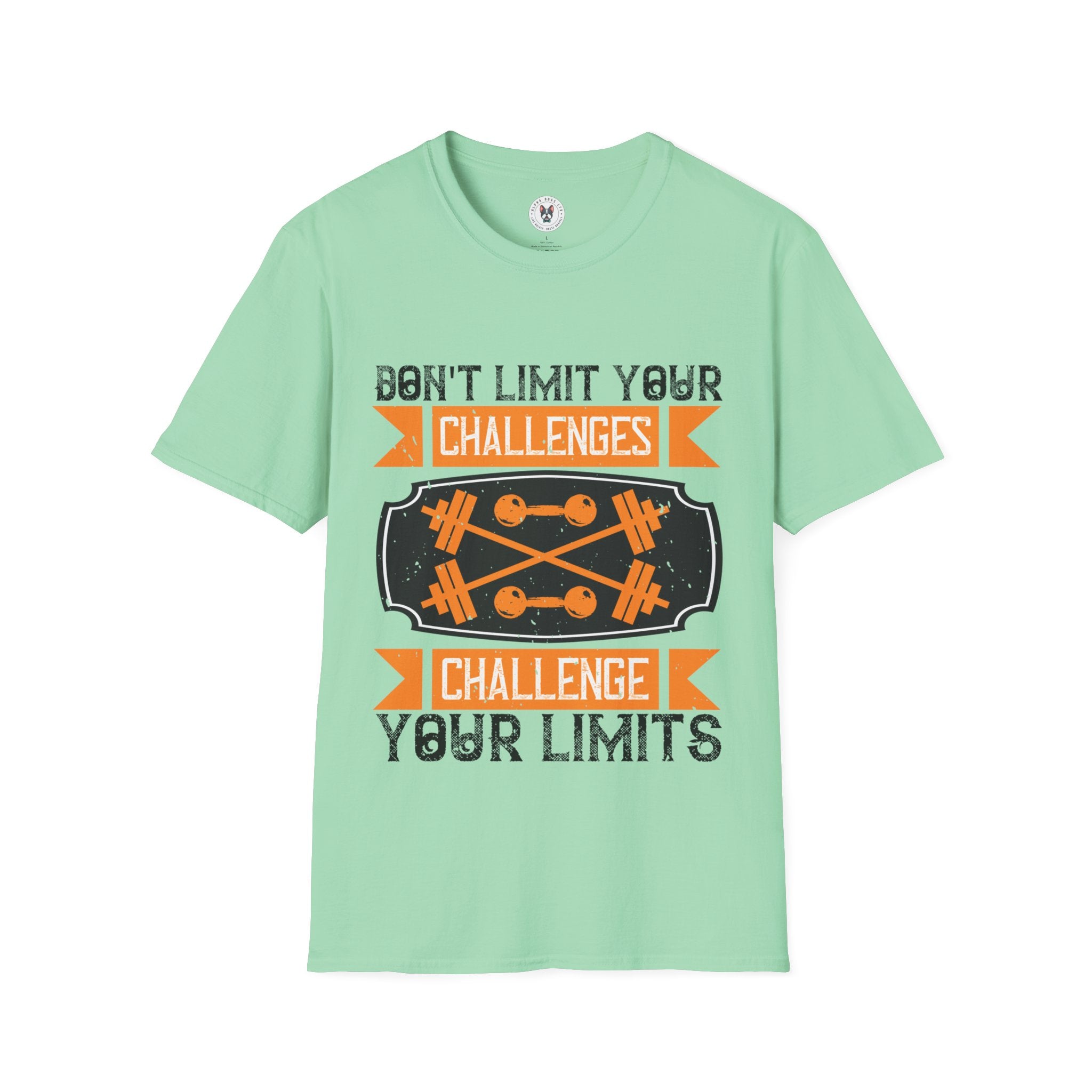 "Don't Limit Your Challenges,Challenge Your Limit" Unisex Soft style T-Shirt